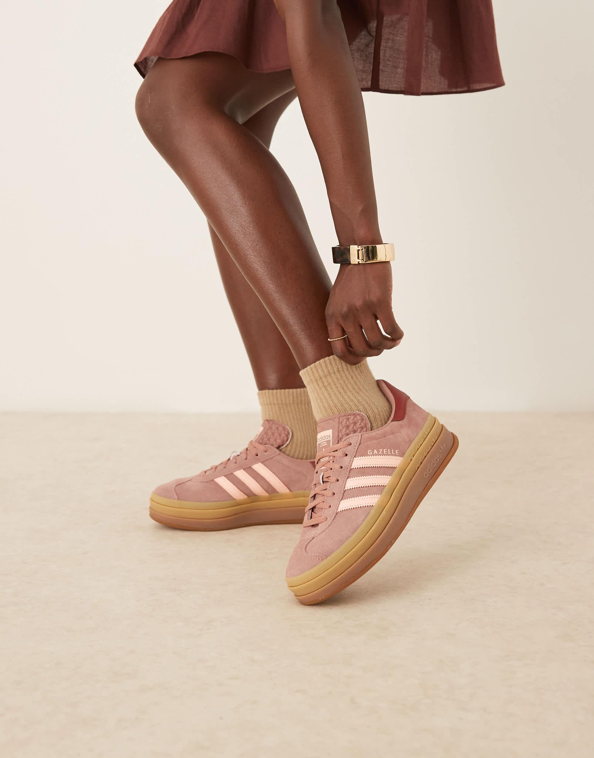 Gazelle bold - baskets  semelle plateforme - argile chaud adidas Originals  en coloris Marron | Lyst