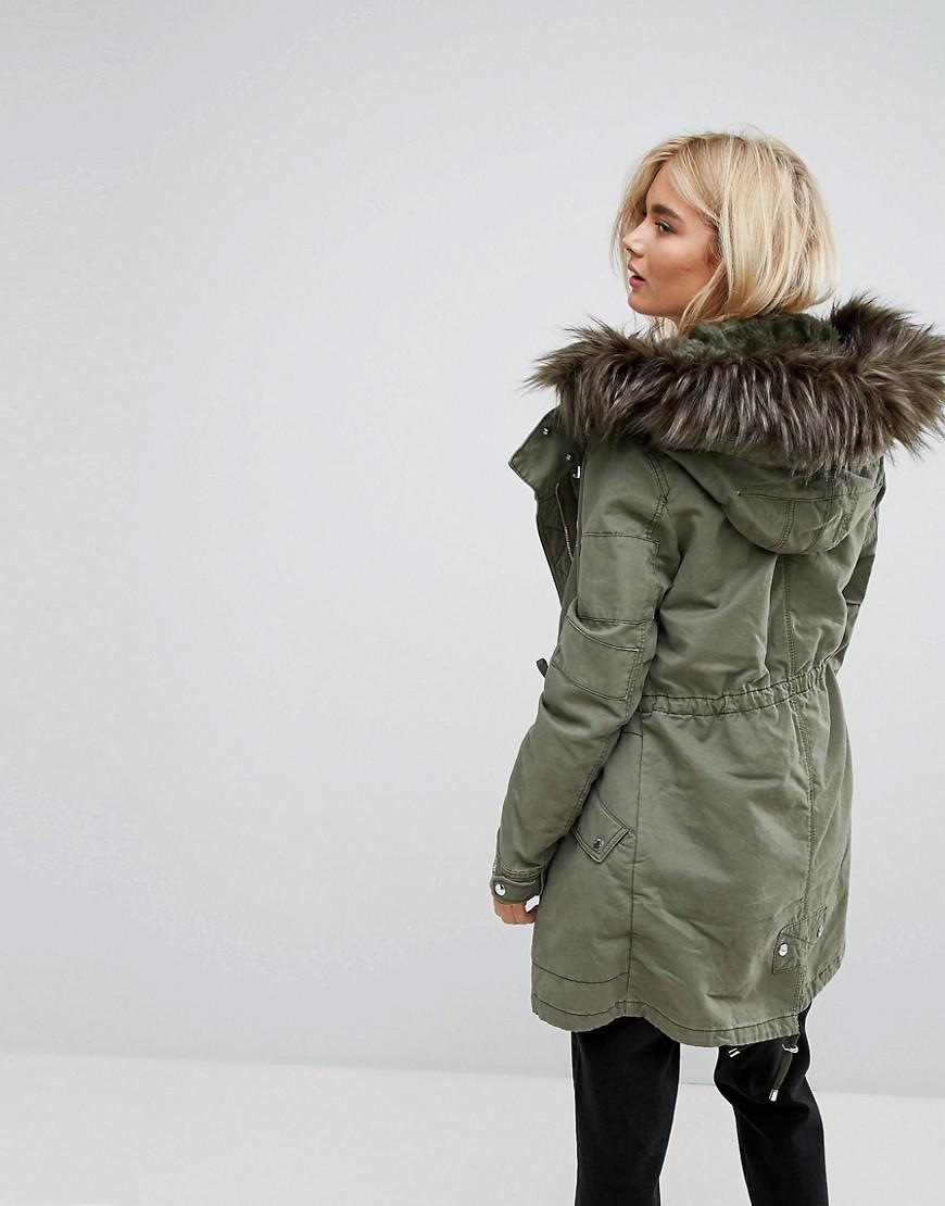 parka jacket bershka