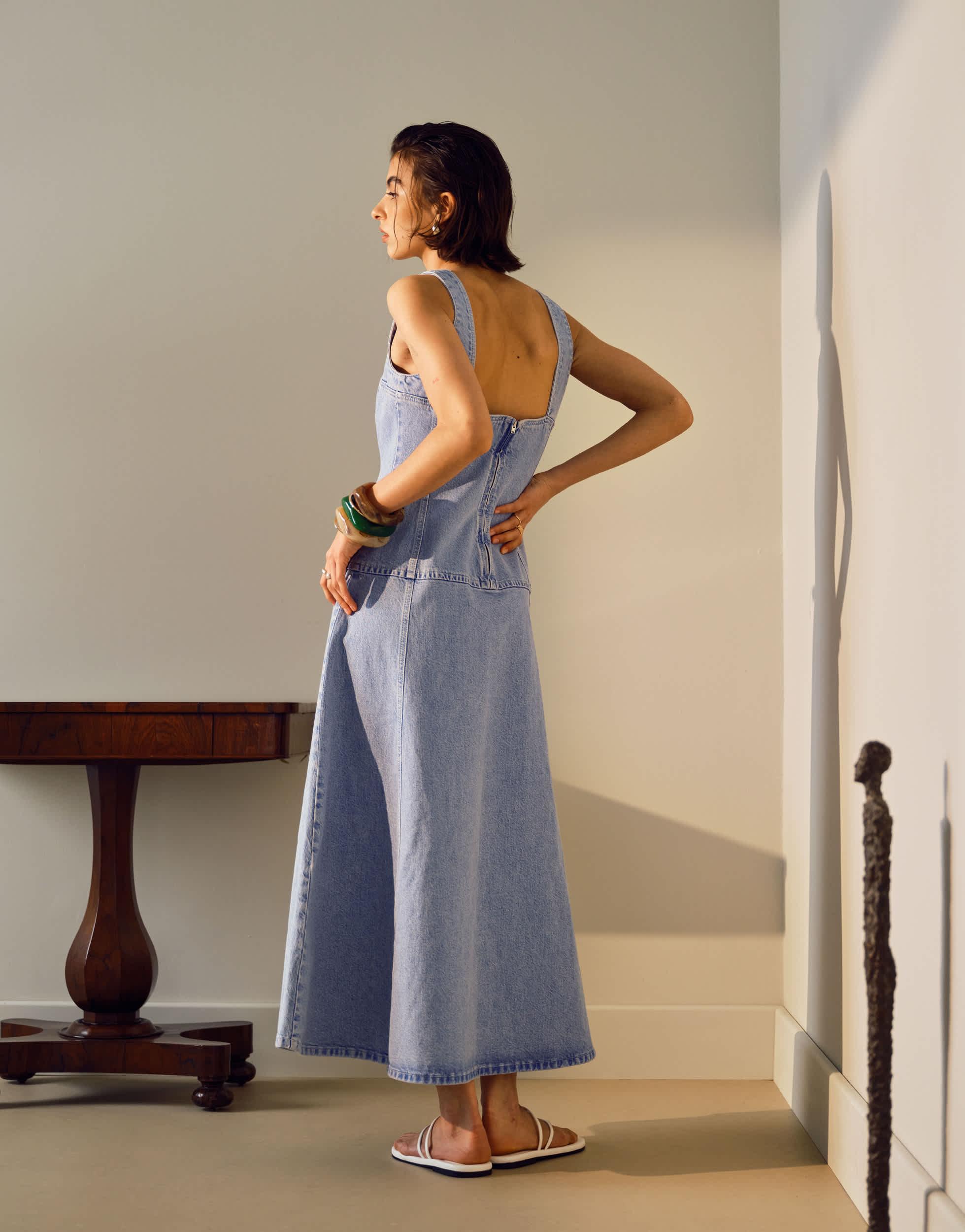 topshop denim overall dress Dresses for Women Items:Shorts formal dress graduation Cotton Citizen Women's Verona Outfit Made from high