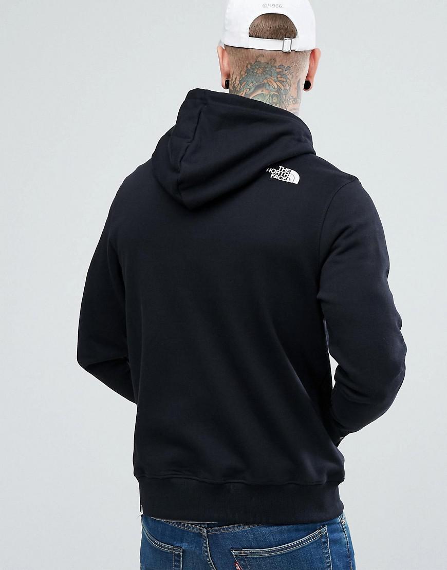 north face hoodie small logo