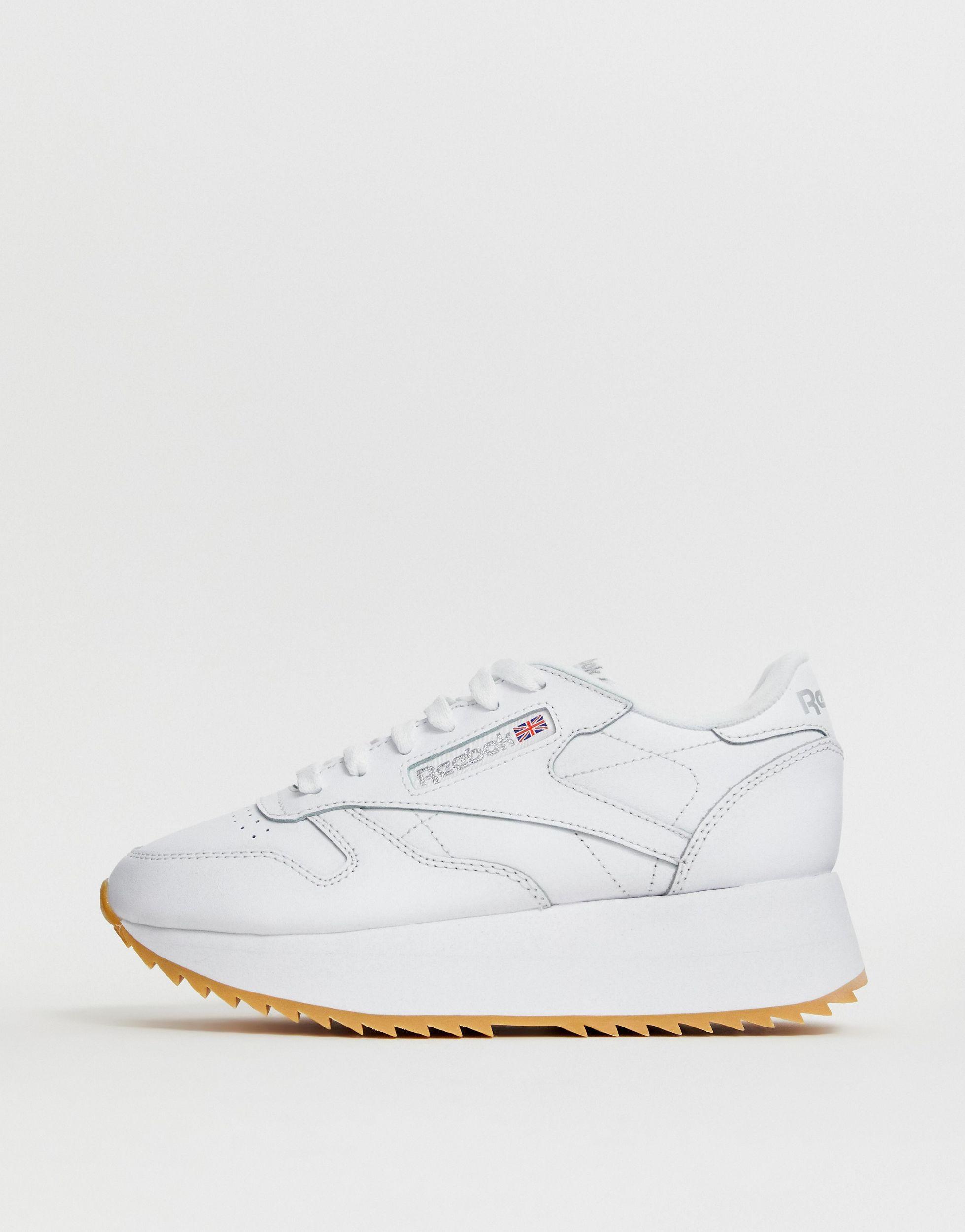 Reebok Leather Trainers in Lyst Australia