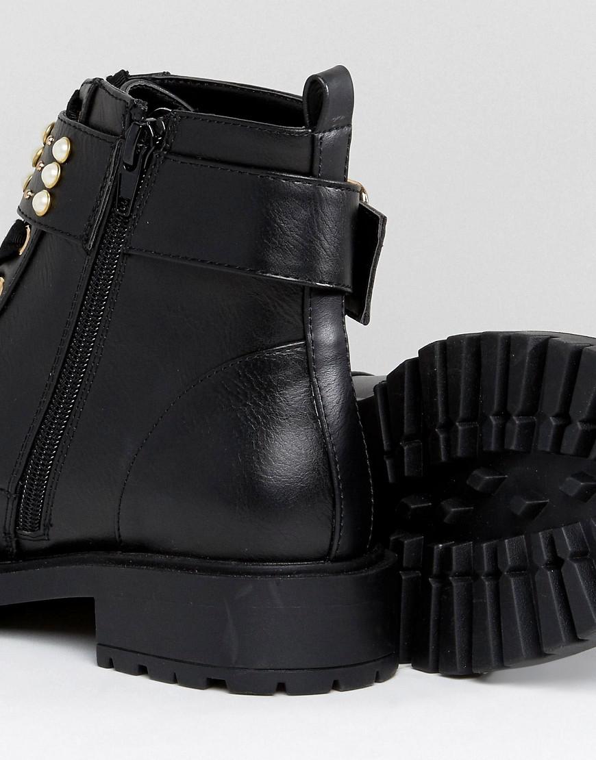 miss kg pearl sandals black