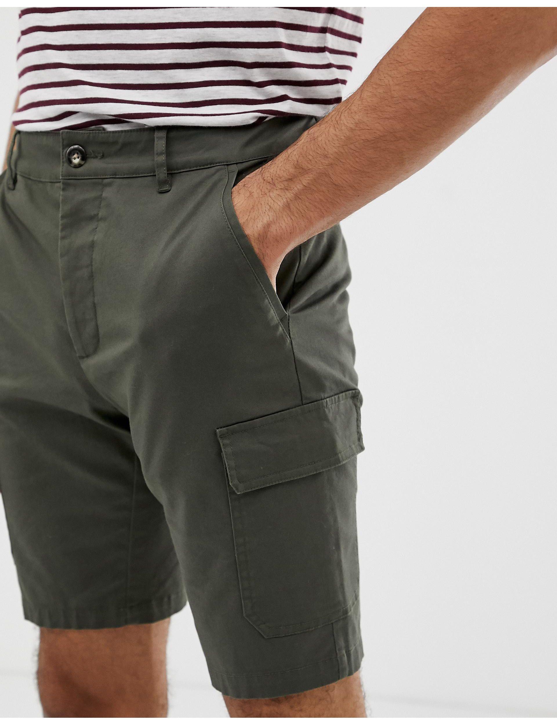 skinny cargo shorts