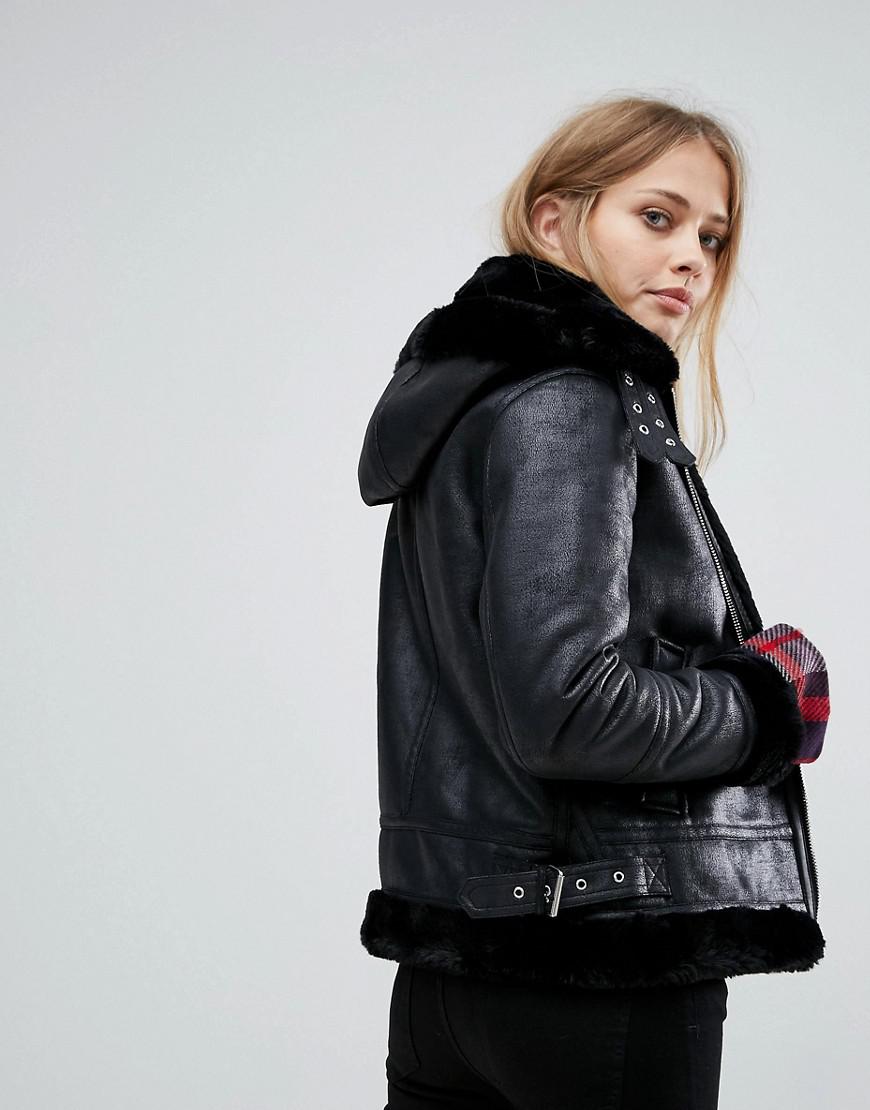 shiny zara coat