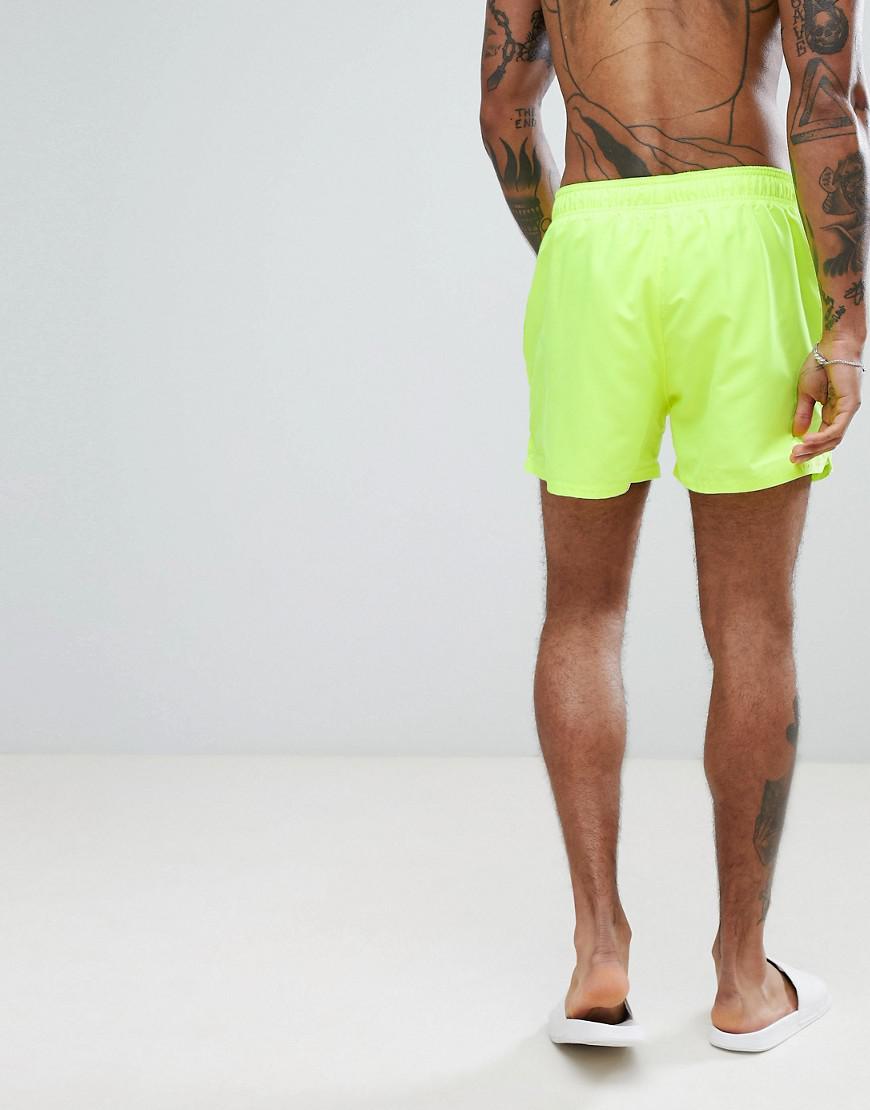 nike swimming volley swim short in volt yellow