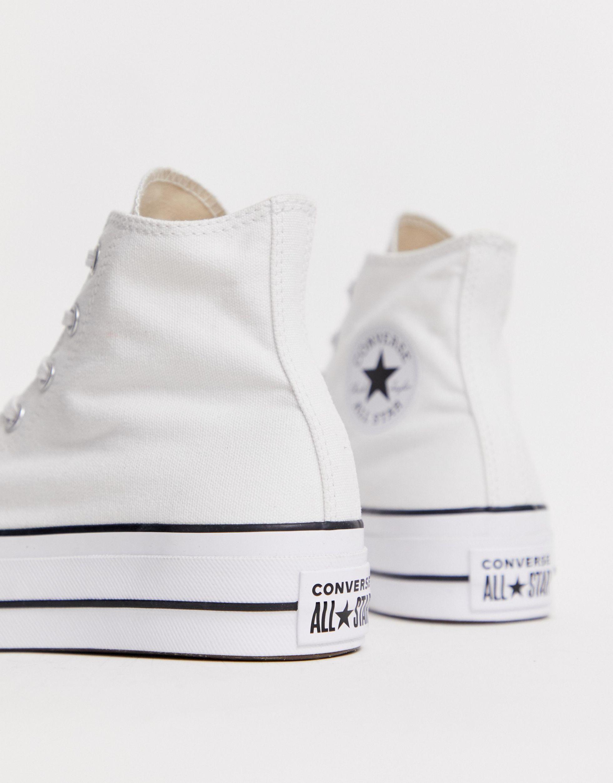 Converse Chuck Taylor All Star Hi Lift Sneakers in White | Lyst