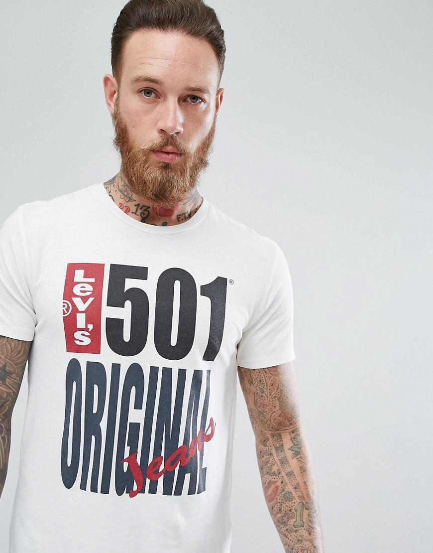 levi's 501 original t shirt