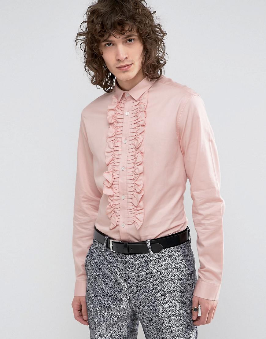 ASOS Cotton Regular Fit Shirt With 