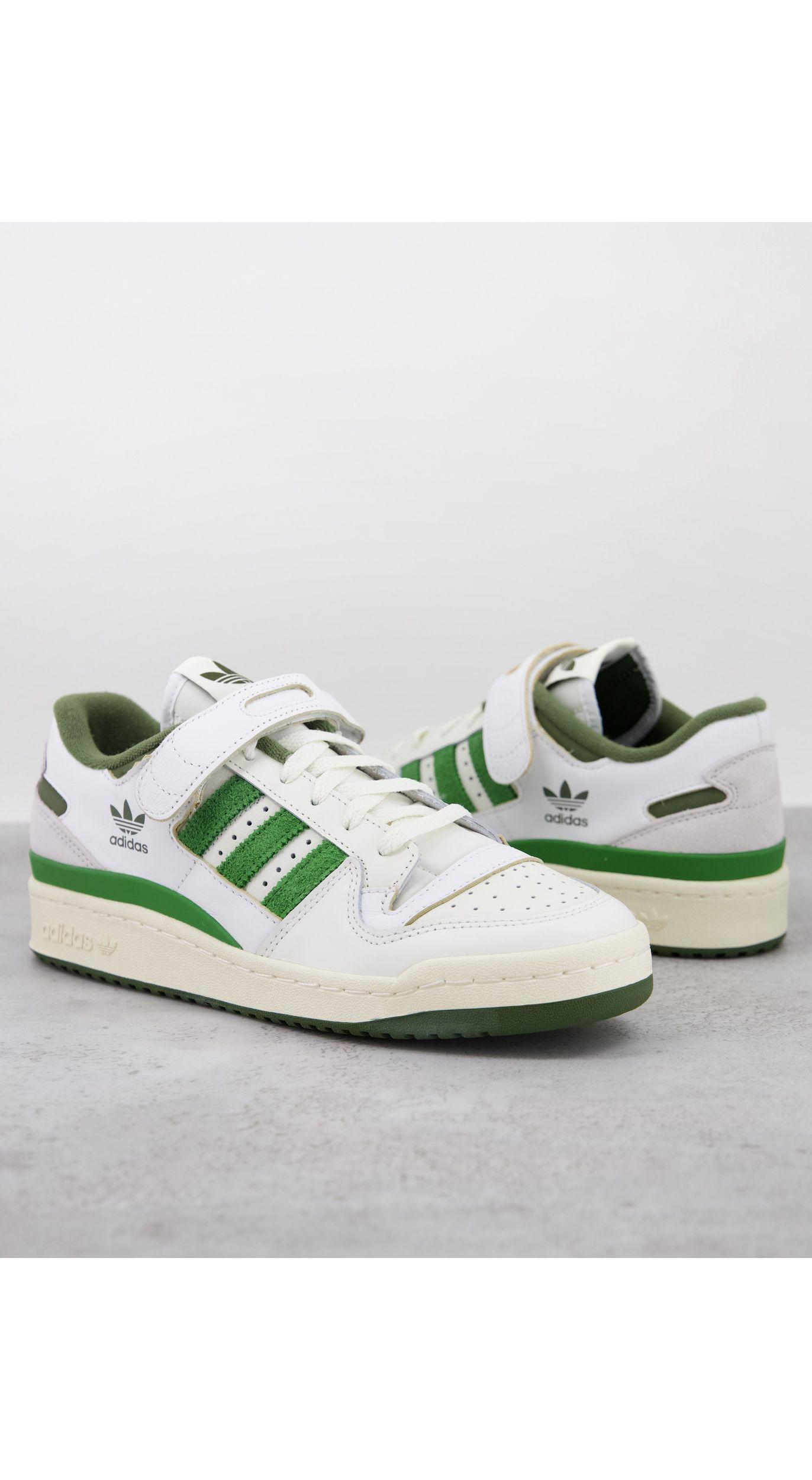 Forum 84 - baskets basses - et vert adidas Originals pour homme en coloris  Blanc | Lyst