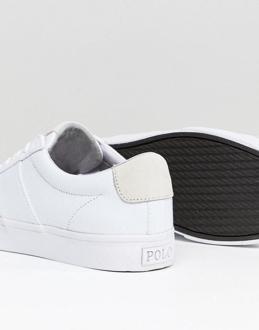 ralph lauren sayer canvas white