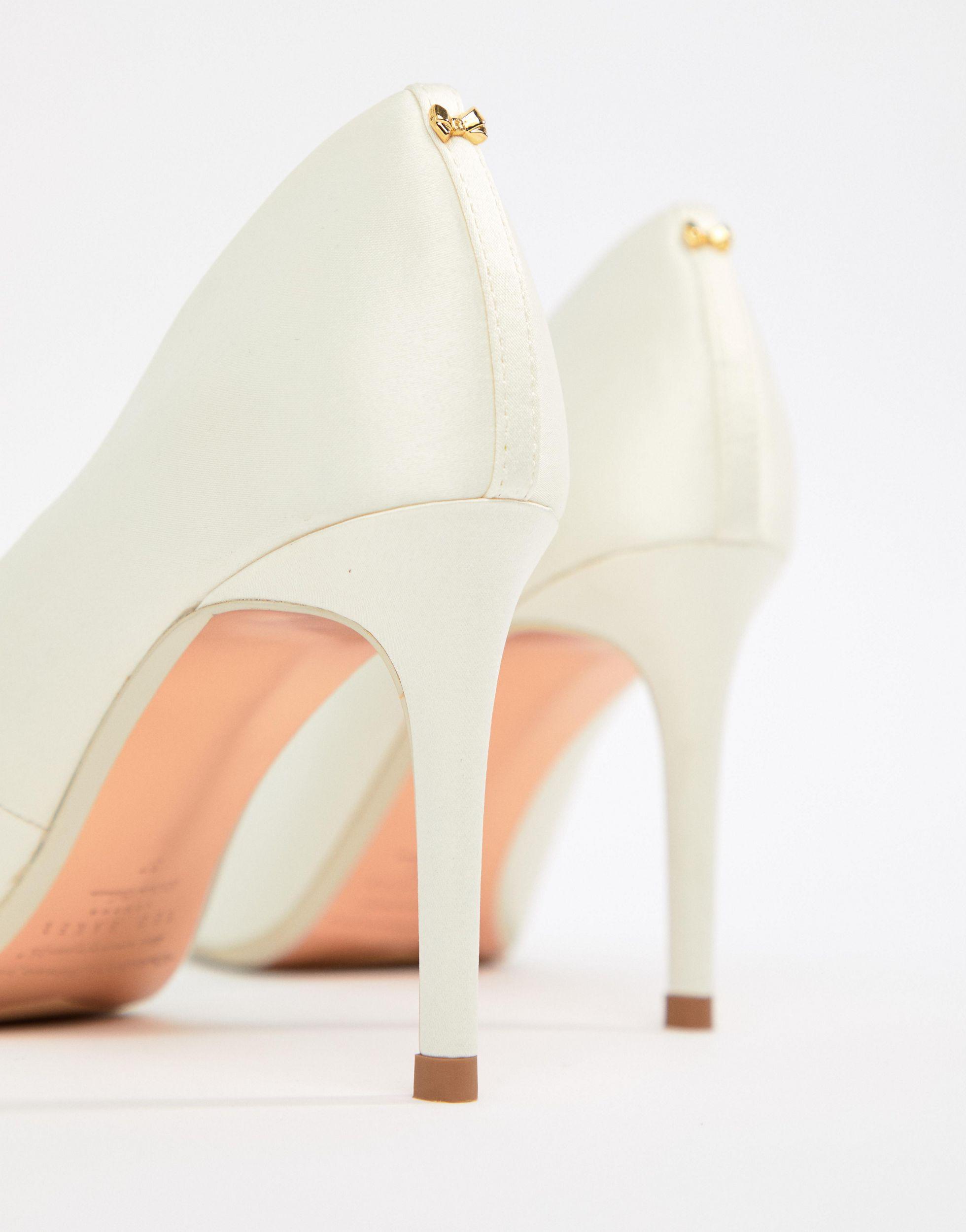 Bridal Heeled Peep Toe Shoes 