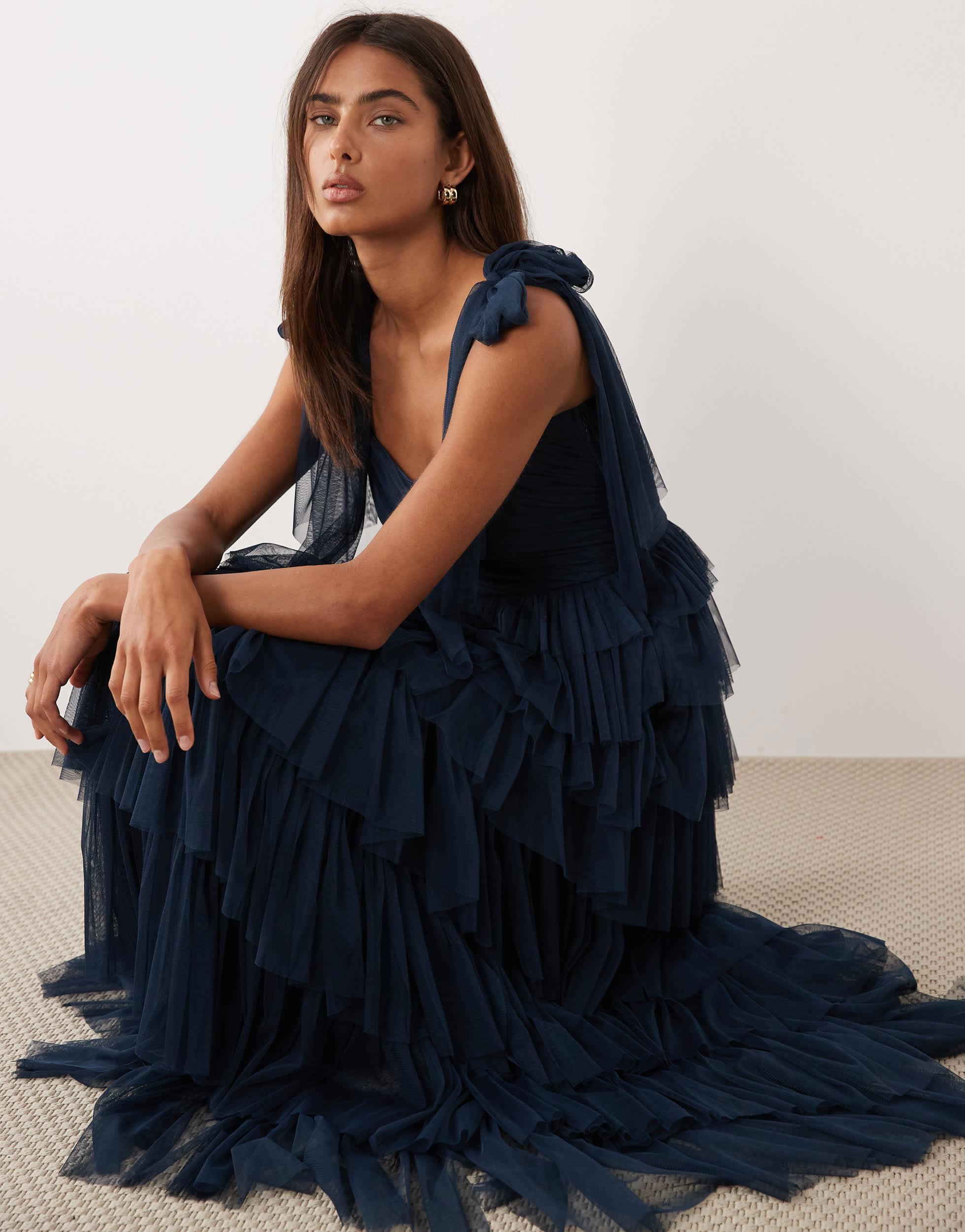 Blue LACE & BEADS Dresses for Women | Lyst