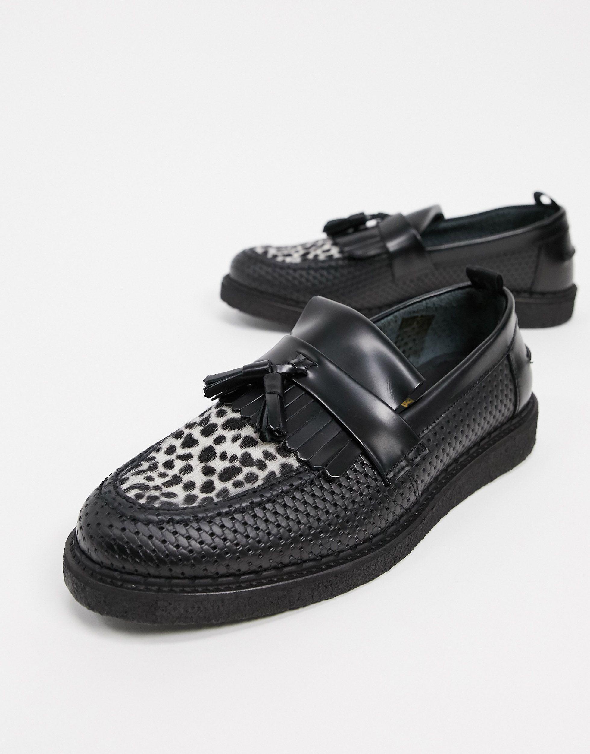 Fred Perry X George Cox –Tasselloafer in Schwarz | Lyst DE