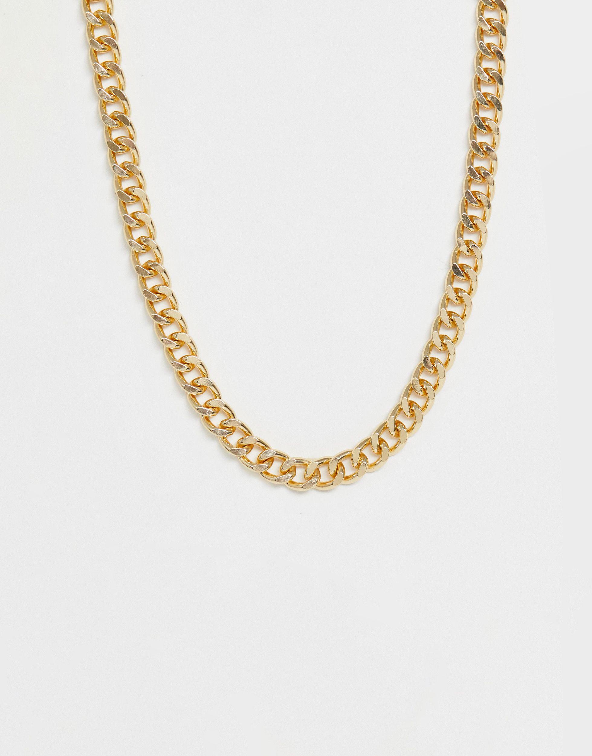 ASOS Short Chunky Chain in Gold 