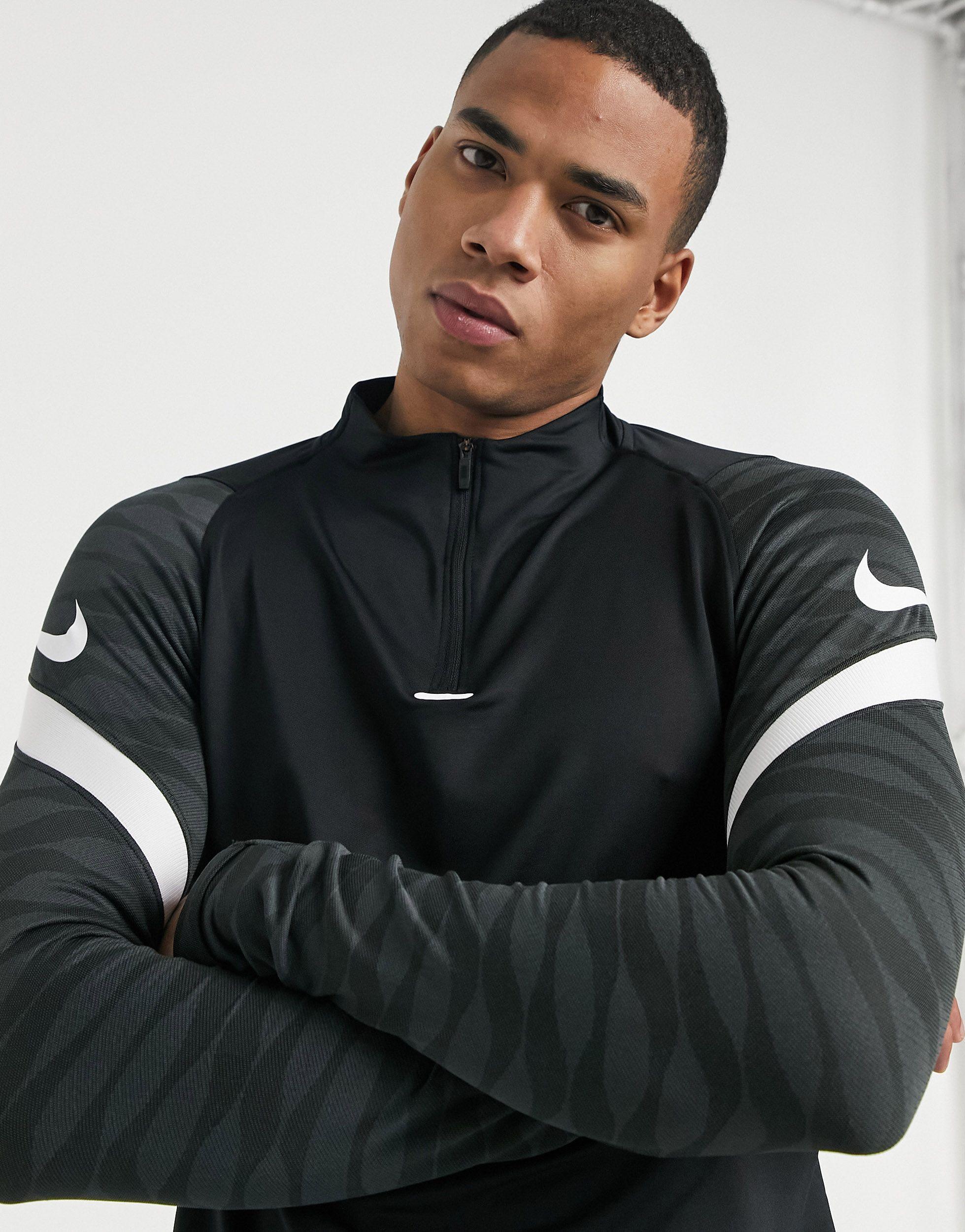 Nike Football Strike Drill Top in Black for Men - Save 21% | Lyst