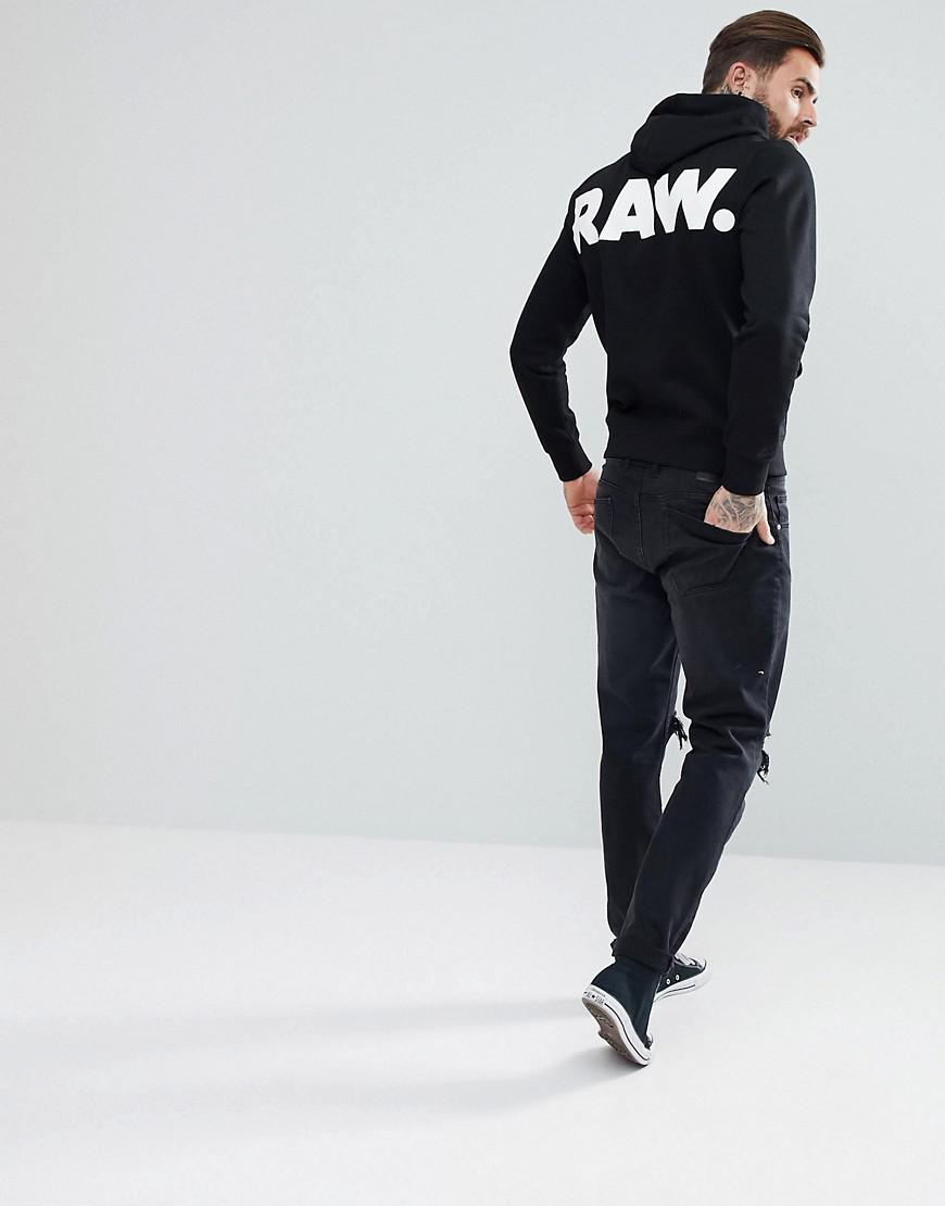g star black hoodie
