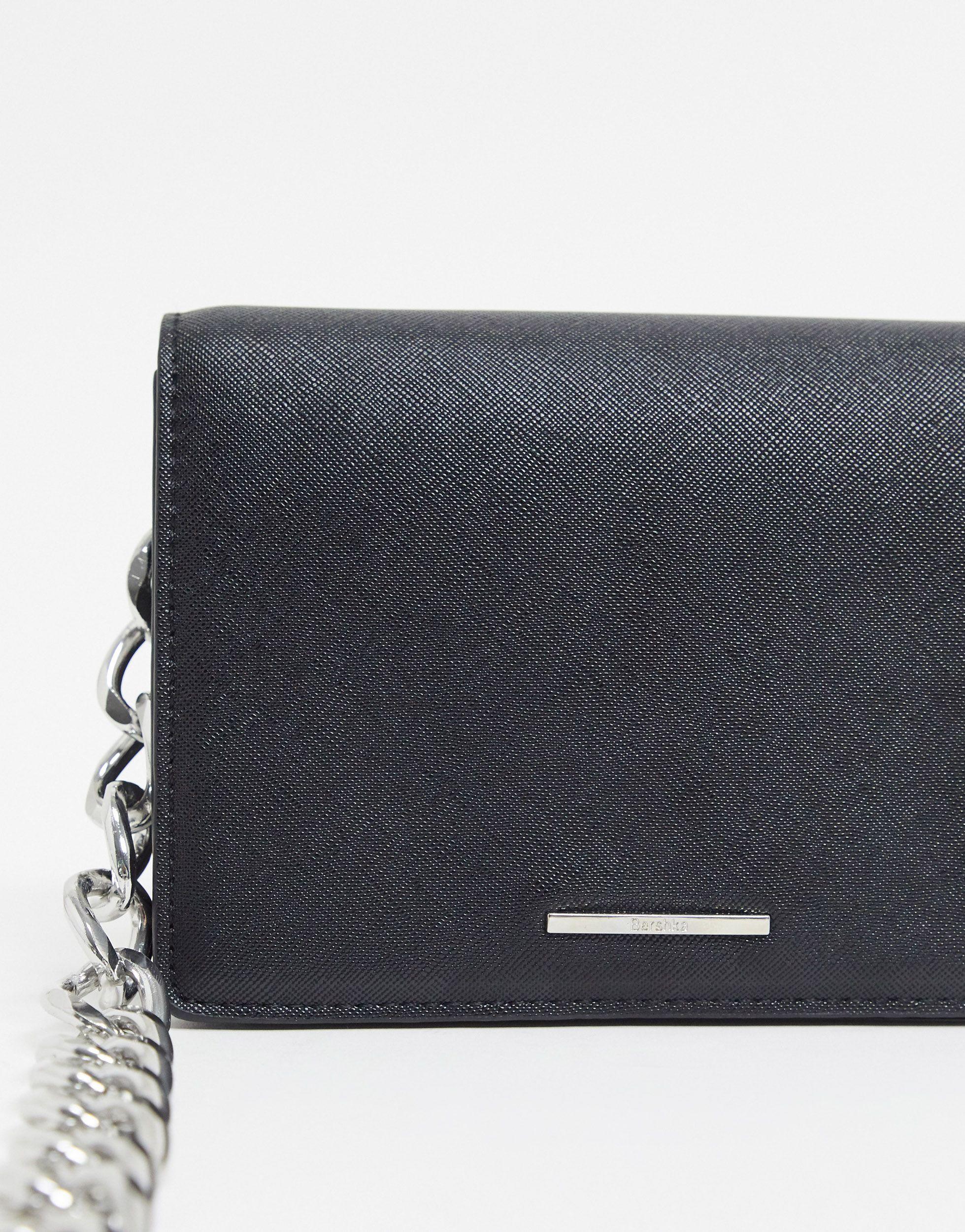 Bershka crossbody bag with chain clearance
