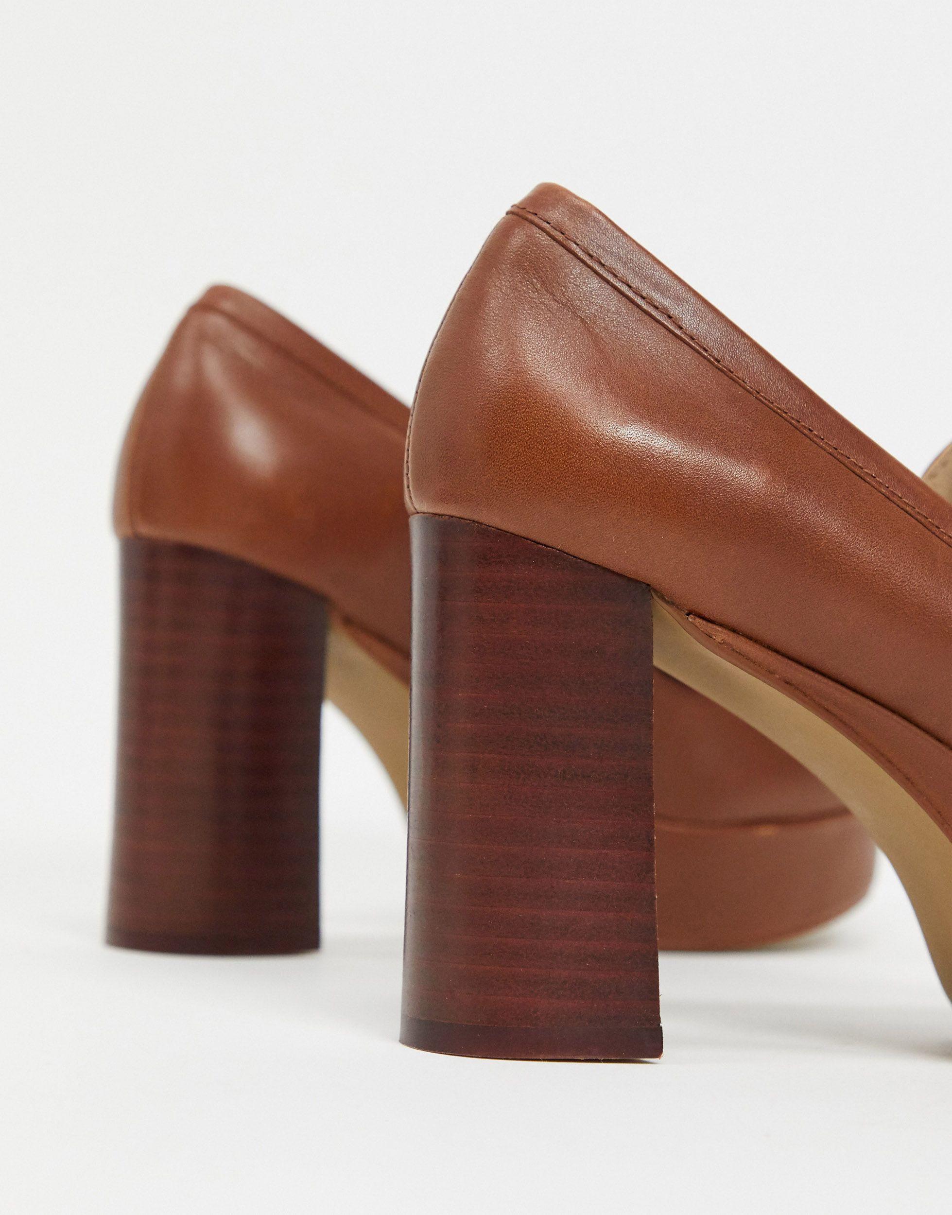 cognac steve madden heels