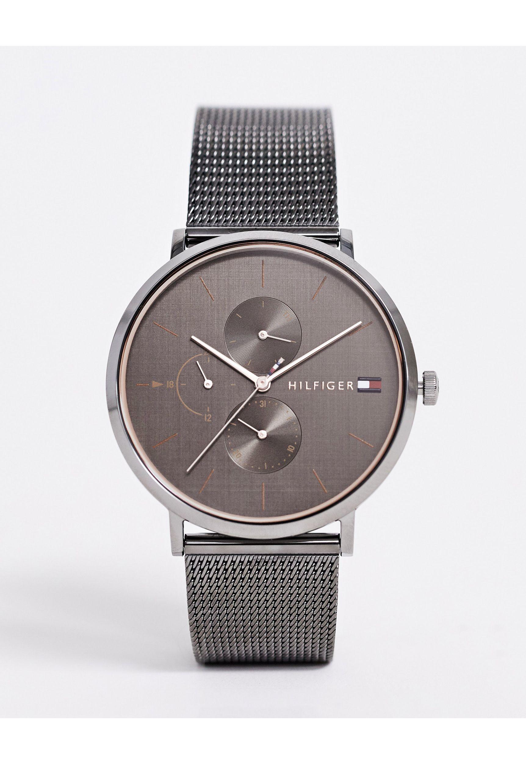 hilfiger mesh watch