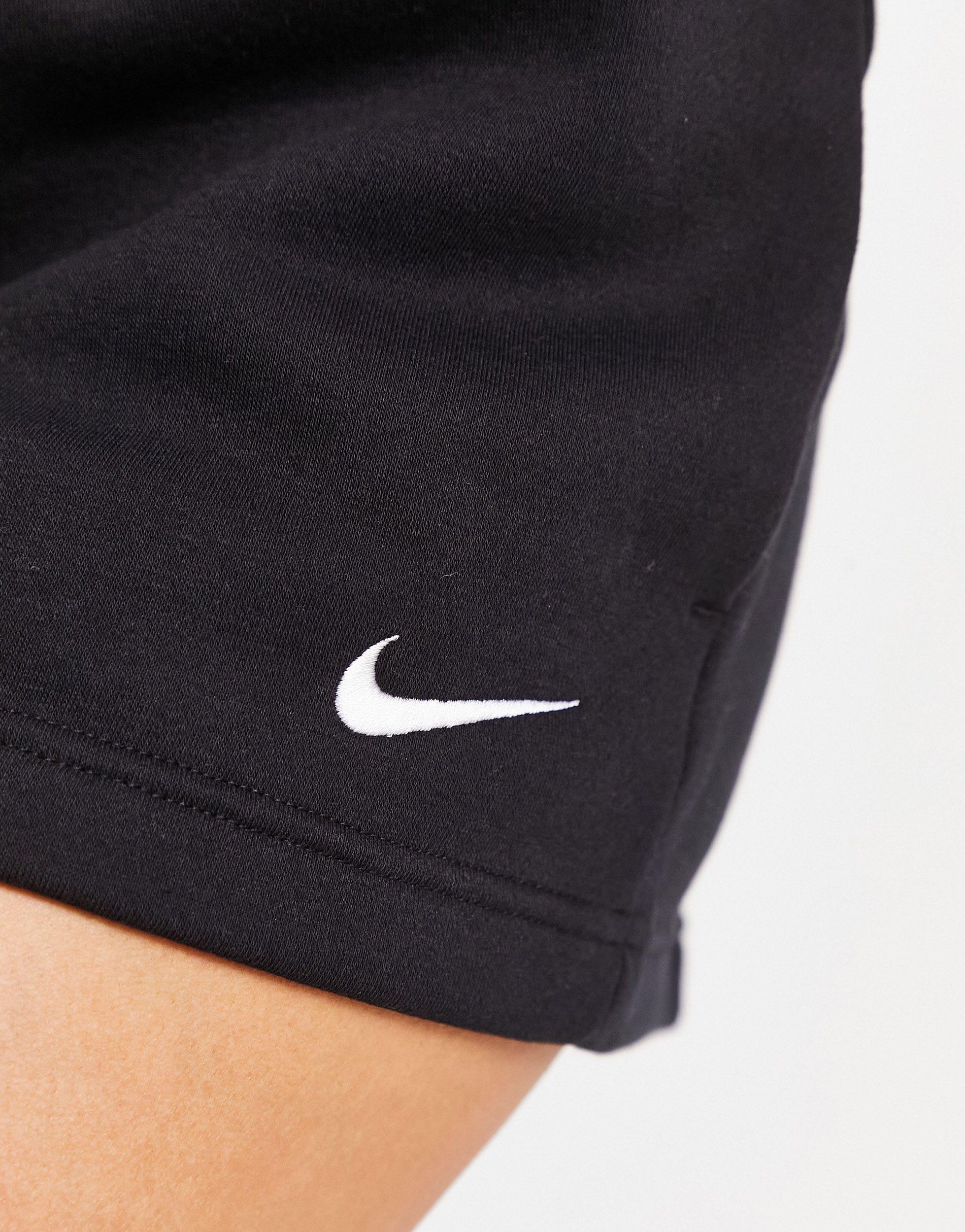 Nike Mini Swoosh Shorts in Black | Lyst