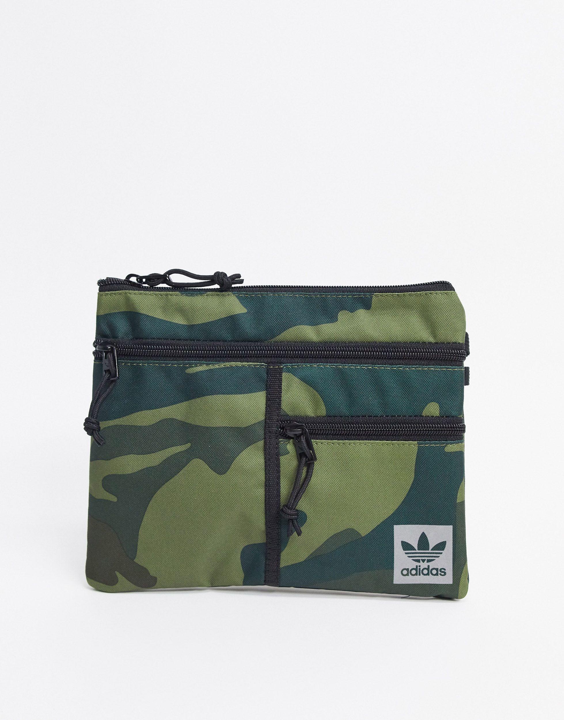 adidas originals flight bag in khaki