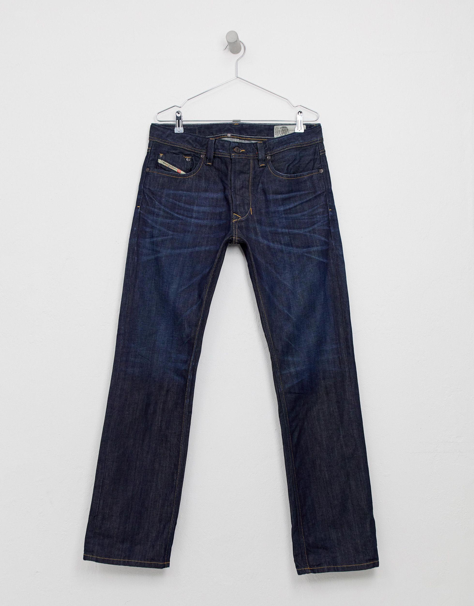 DIESEL Straight Jeans in Blue for Men | Lyst