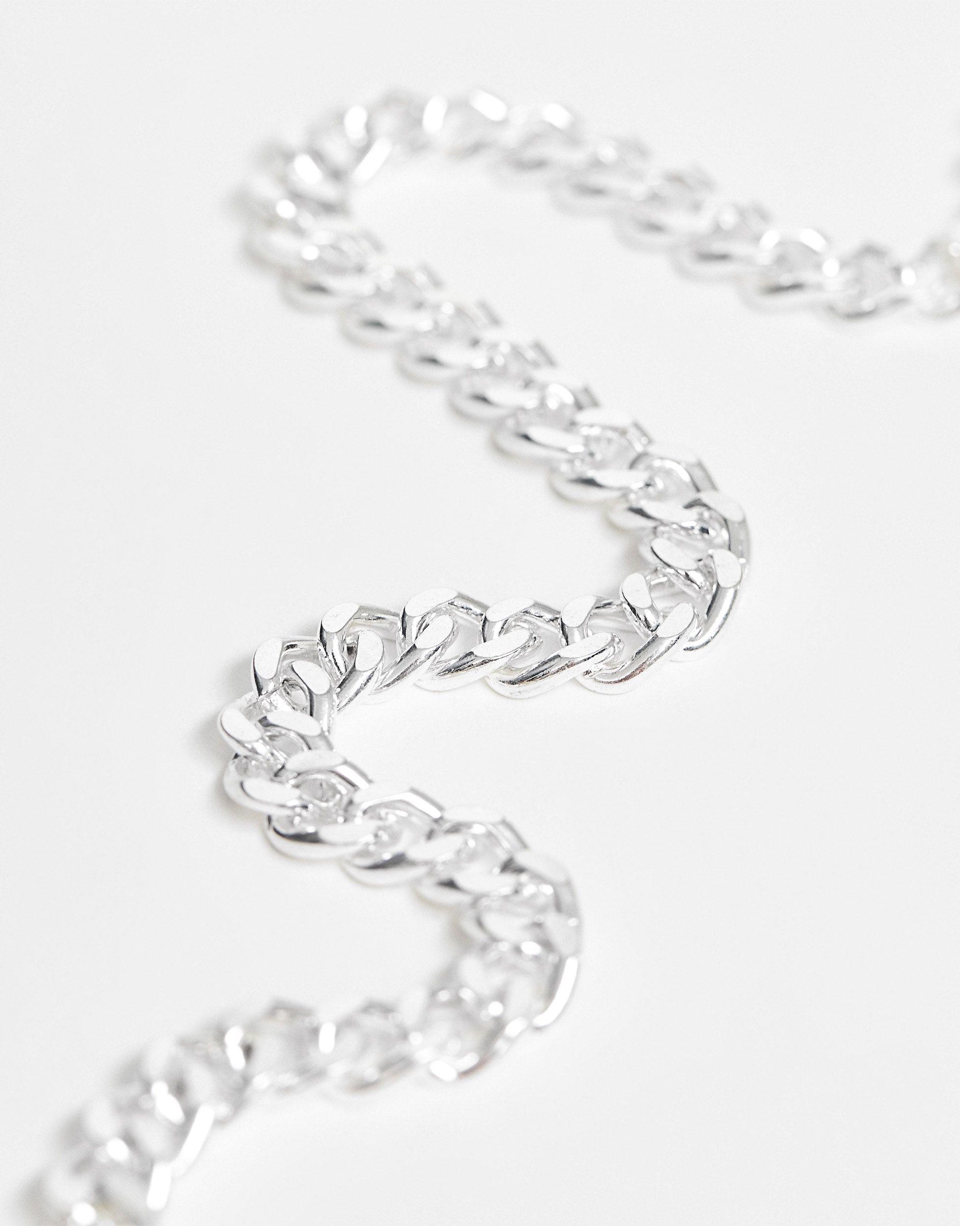 ASOS Short Chunky Chain in Silver 