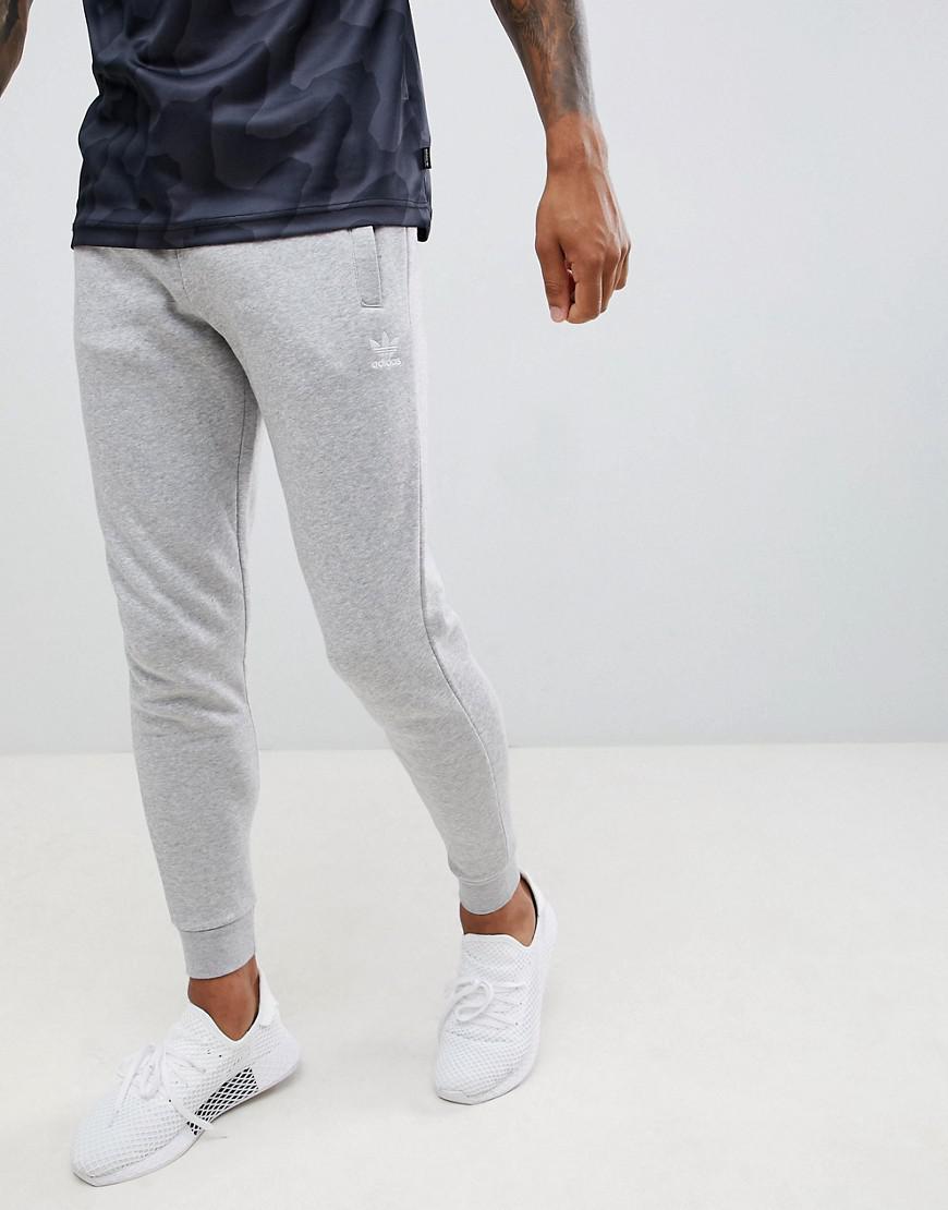 grey adidas joggers mens