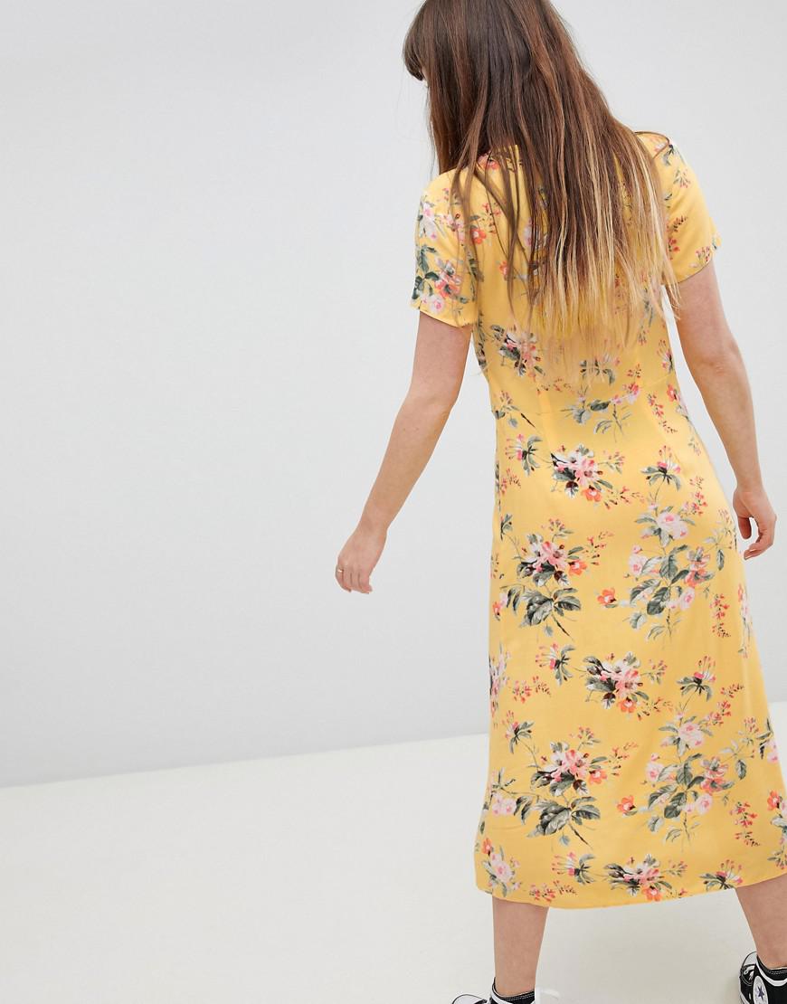 new look midi tea dress