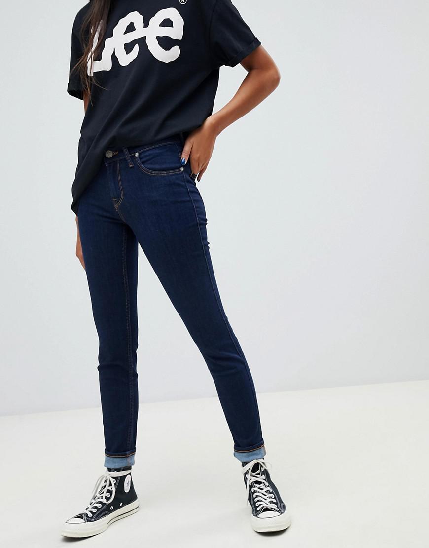 Lee scarlett mid rise skinny jeans Clearance