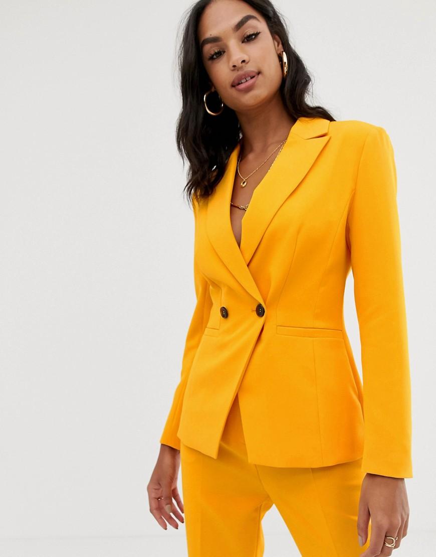 ASOS Orange Pop Suit Blazer | Lyst