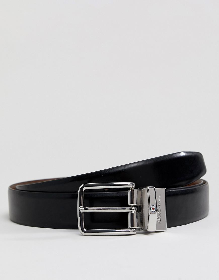 Ben Sherman Cut To Fit Bonded Leather Jeans Belt In Gift Box in Black for  Men - Lyst