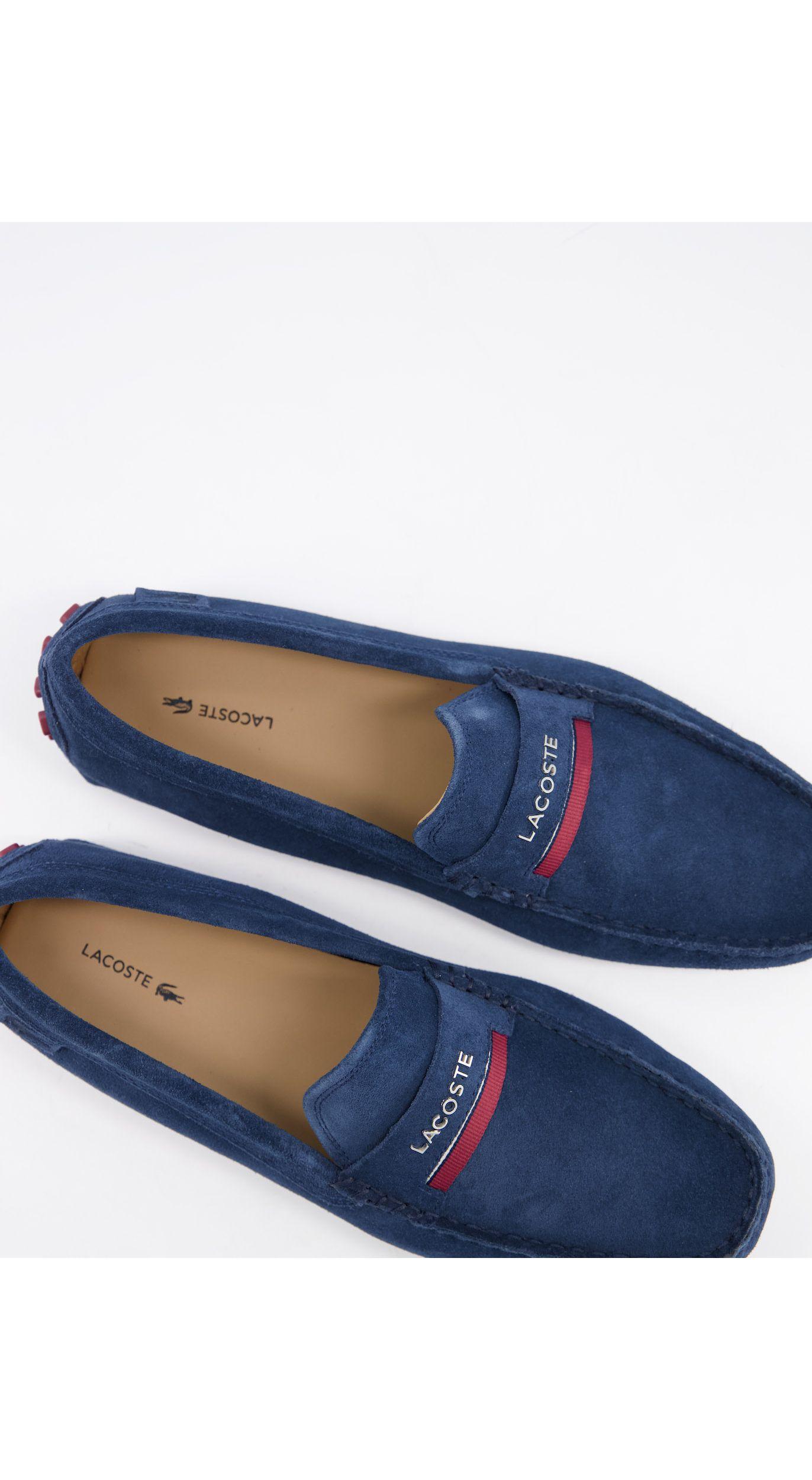 Lacoste Concours Tassle 7 Moccasin Driver Loafer Shoe - Navy - Mens