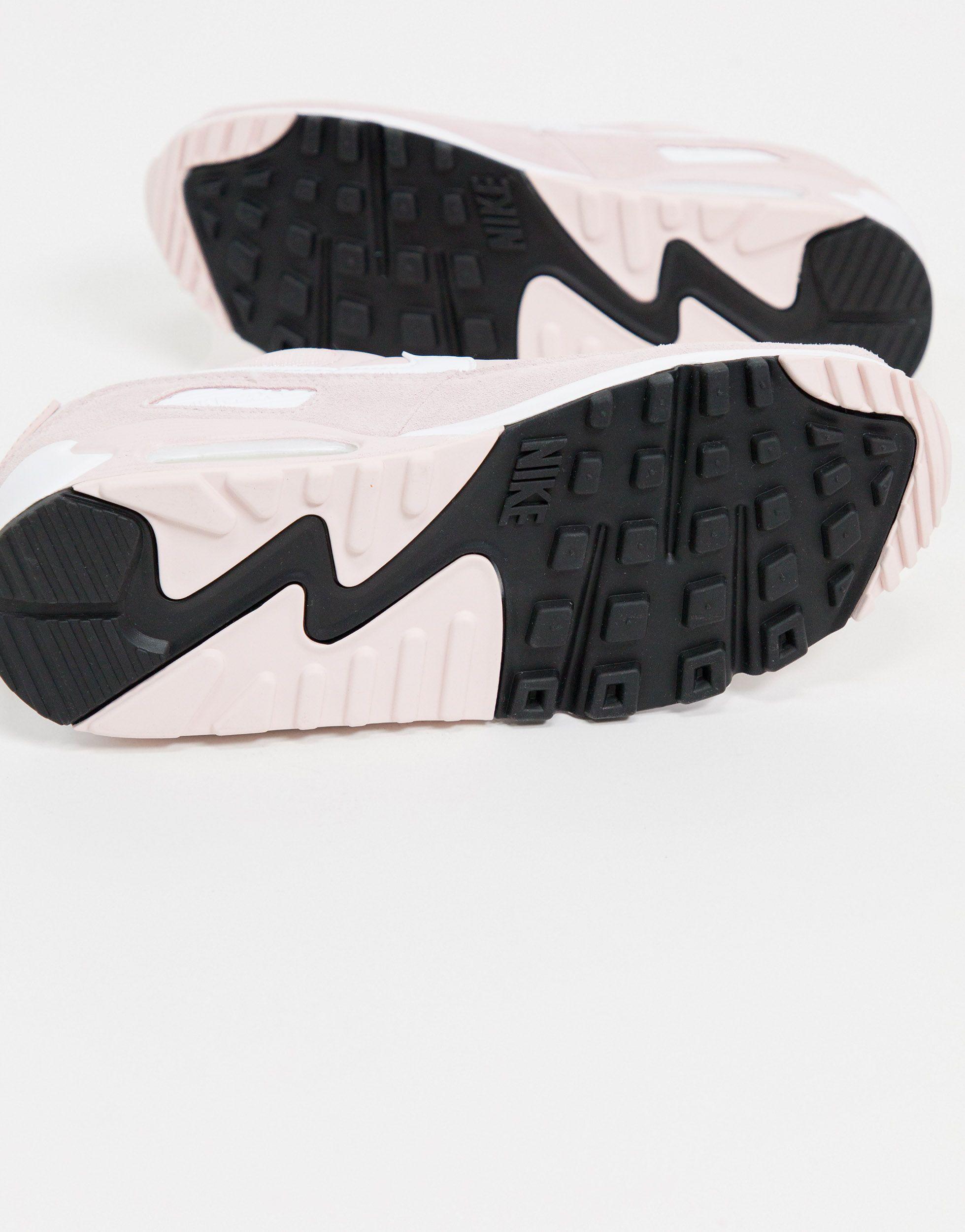 Zapatillas en rosa empolvado air max 90 Nike de Cuero de color Rosa | Lyst
