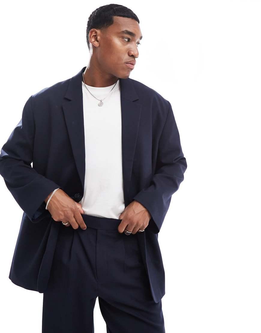 Giacca Da Abito Oversize Extra Larga da Uomo di ASOS in Blu Lyst