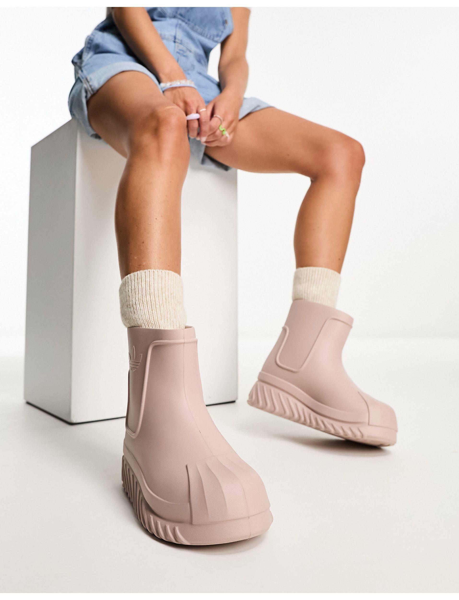 adidas Originals adifom superstar stiefel in Pink Lyst AT