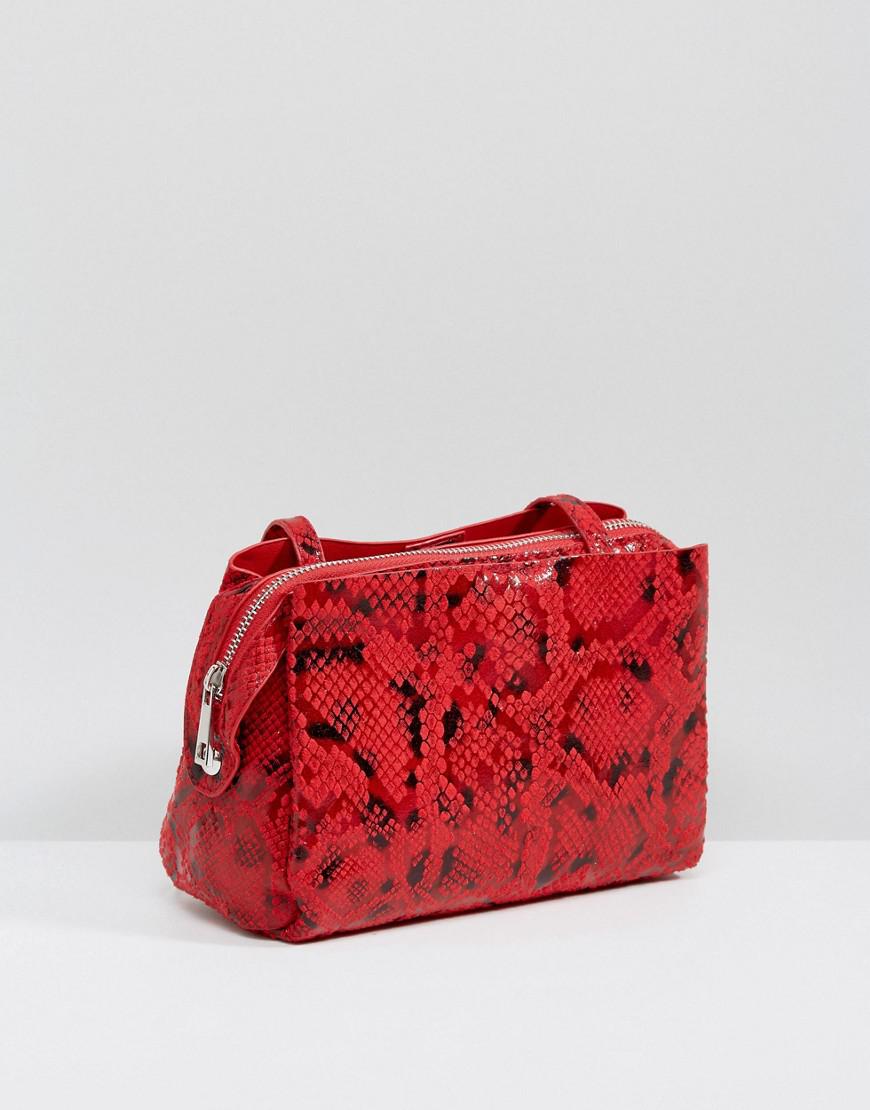croc print crossbody bag