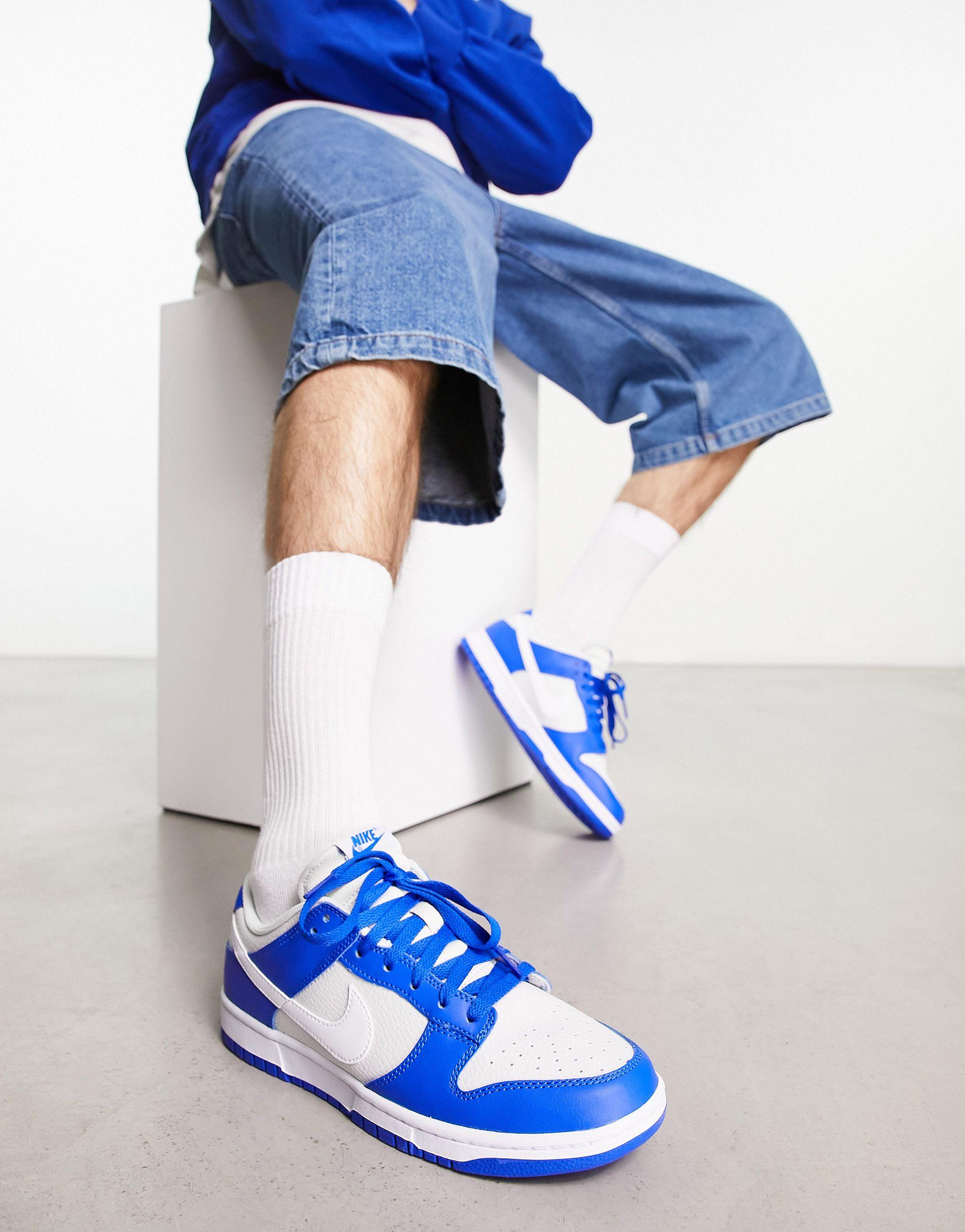 Dunk - sneakers basse e grigie da Uomo di Nike in Blu | Lyst