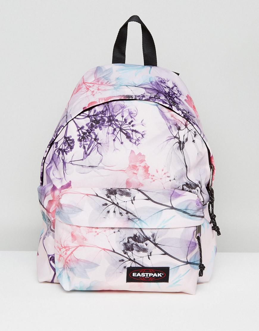 eastpak floral backpack