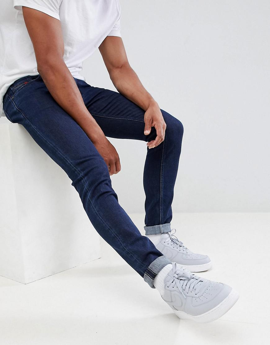 DIESEL Denim Sleenker Skinny Fit Jeans In 084yd in Navy (Blue) for Men |  Lyst