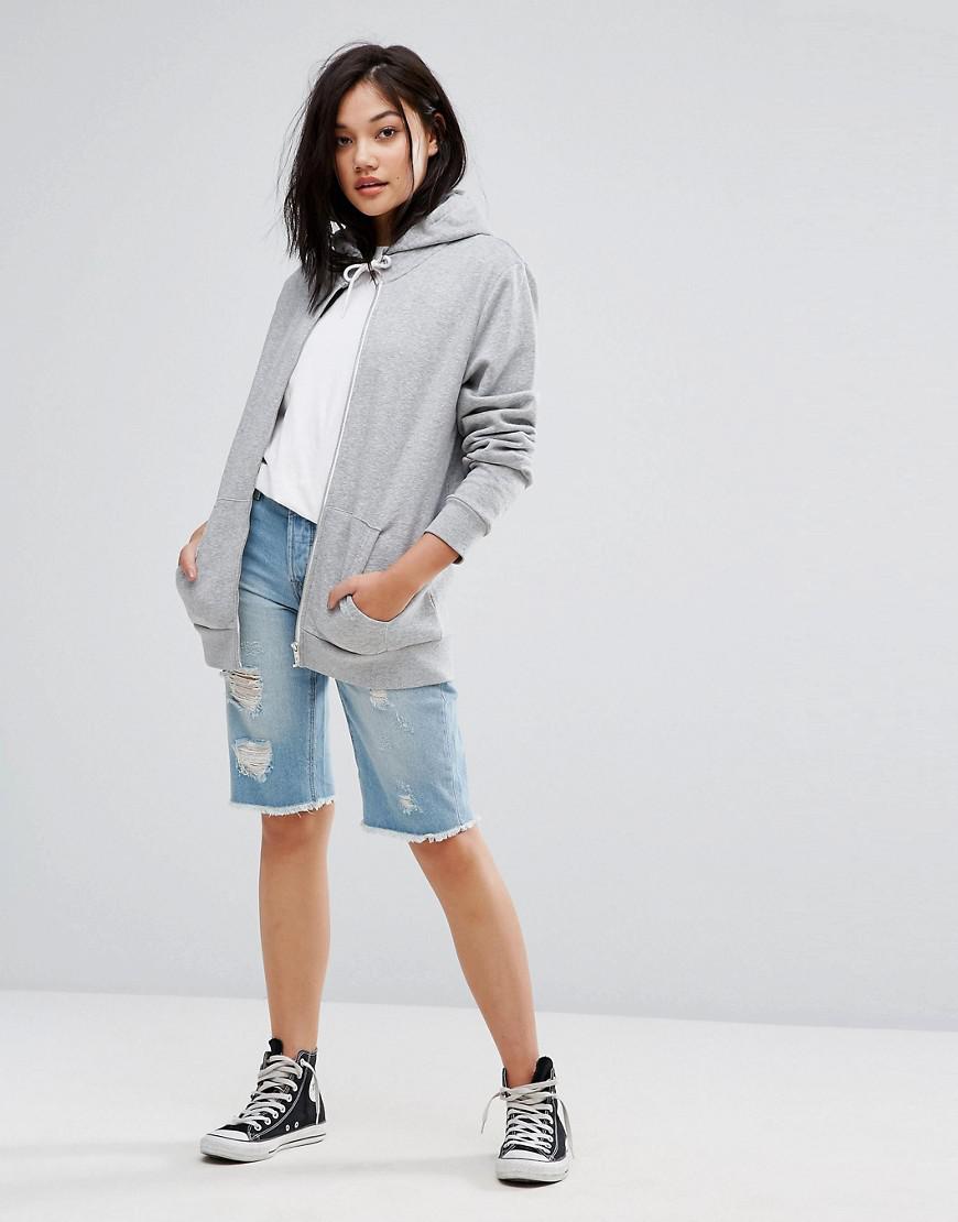 distressed long shorts