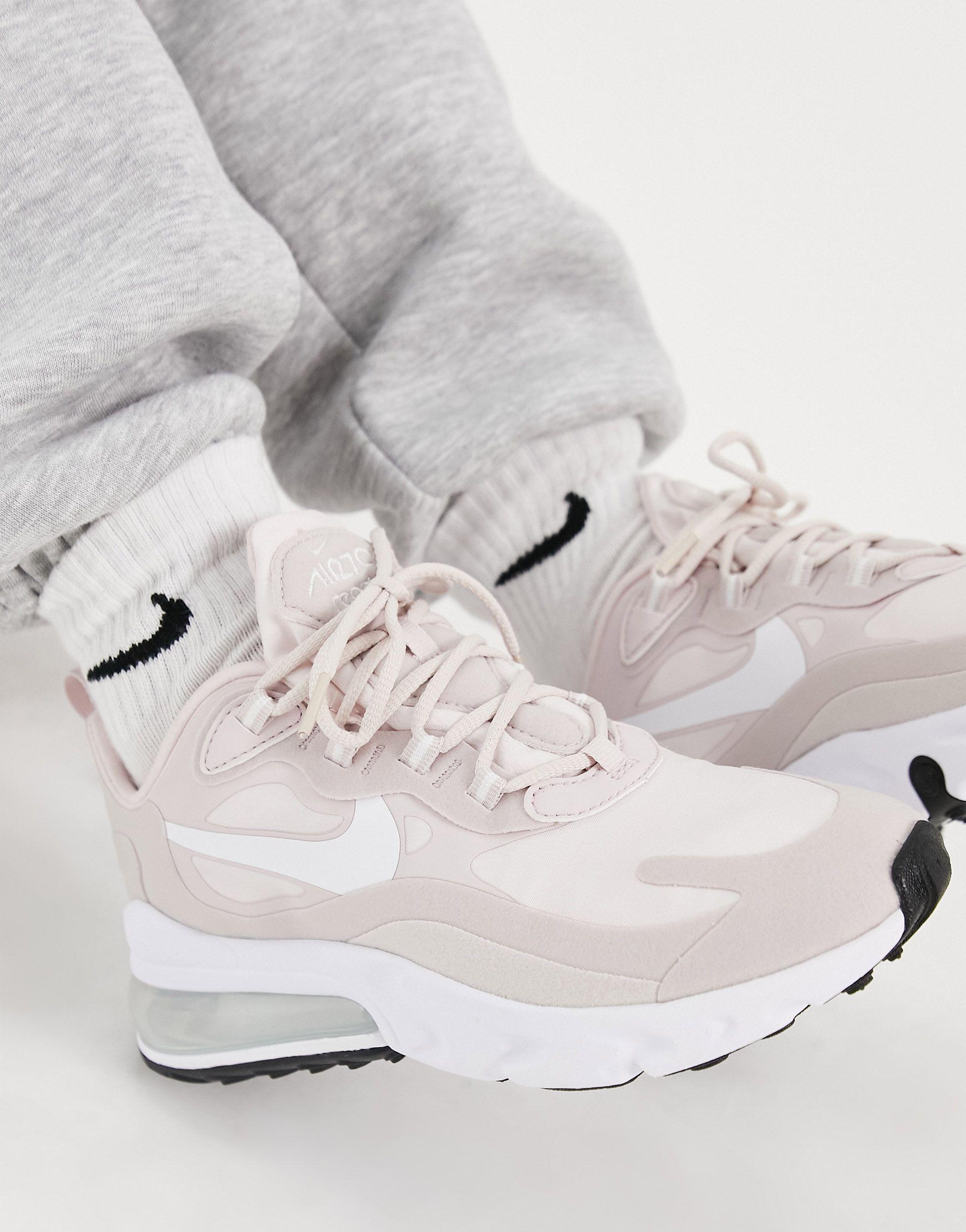 Zapatillas rosas air max 270 react Nike de Caucho de color Rosa | Lyst