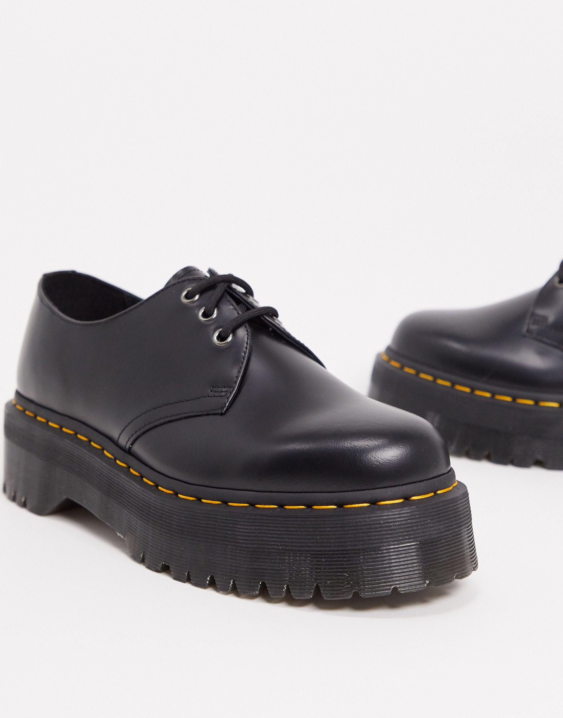 Dr. Martens Leather Black 8053 Quad Derbys for Men - Save 40% | Lyst Canada