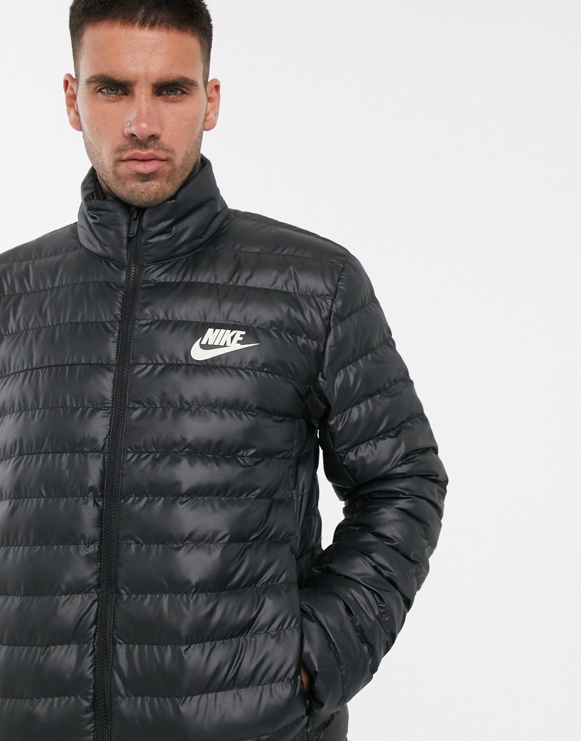 Nike Synthetic Eco-down Puffer Jacket in Black for Men - Lyst