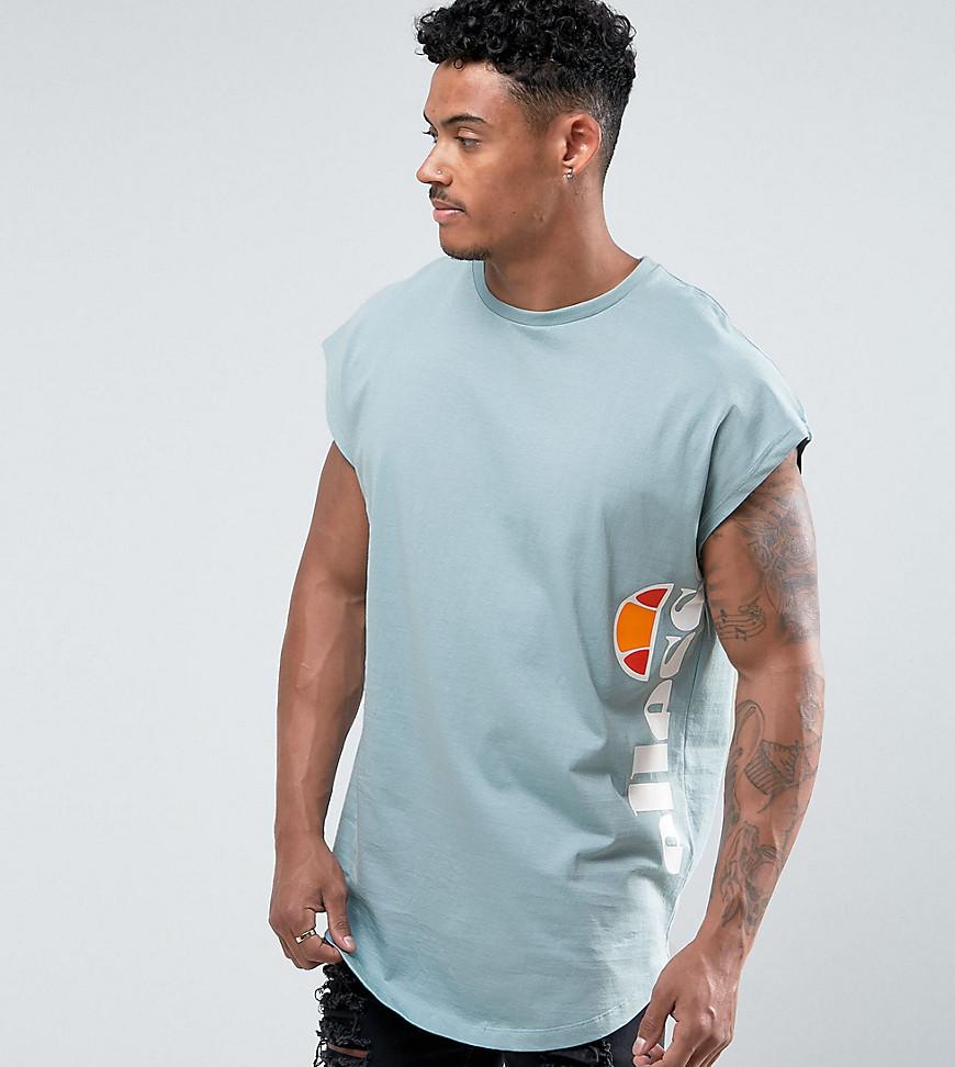 Ellesse T-shirt With Cap Sleeve in Blue for Men | Lyst