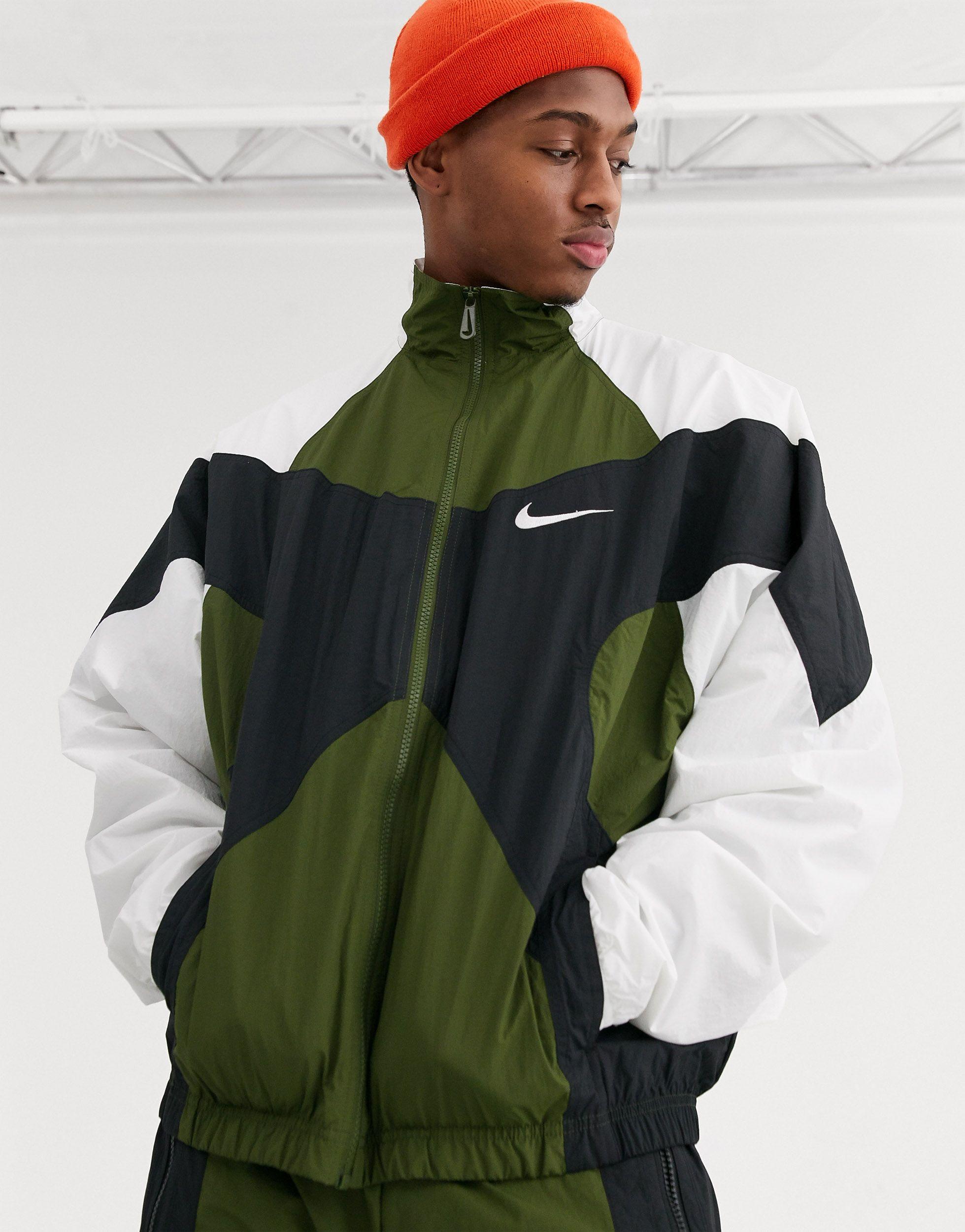nike logo track jacket