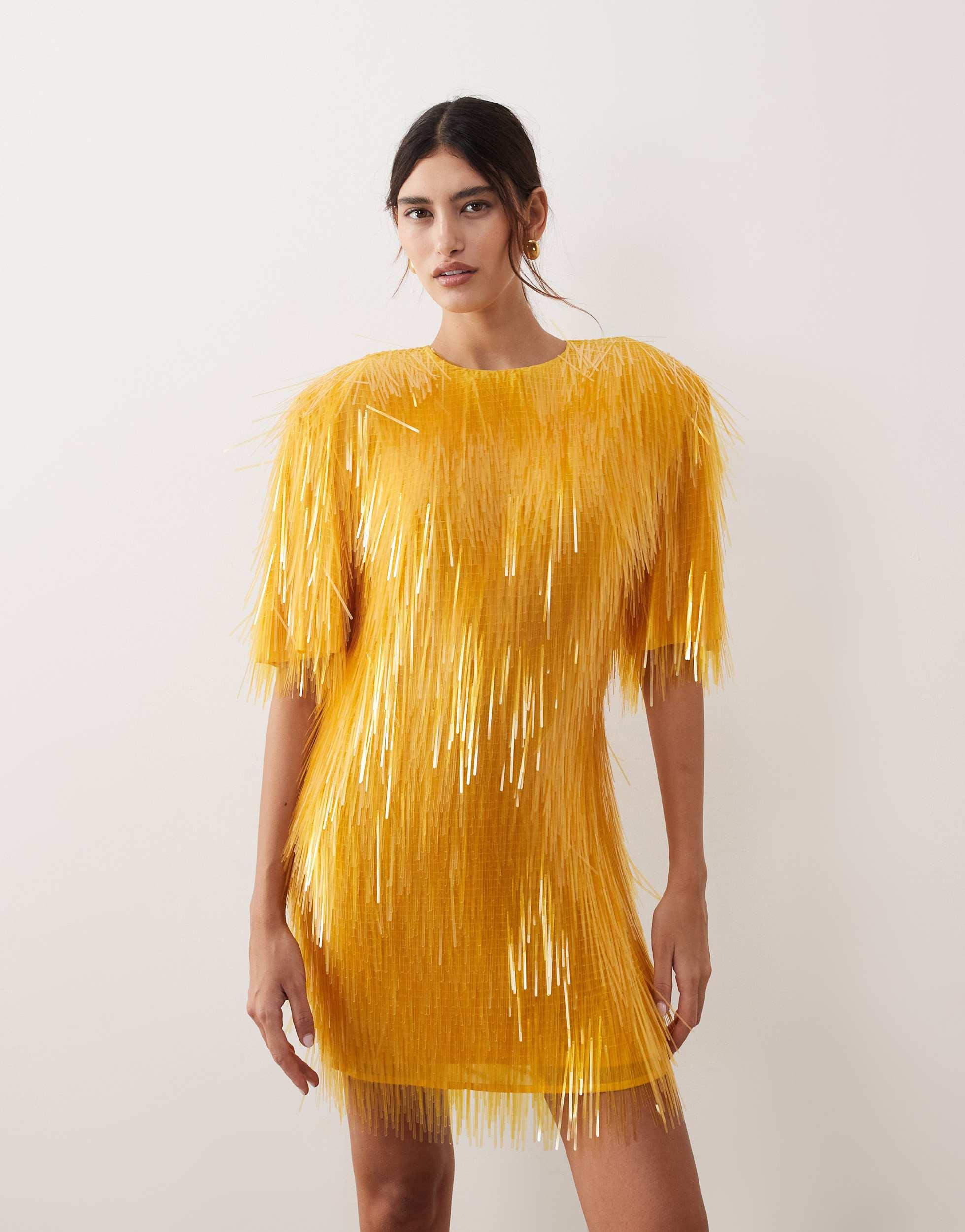 shard sequin dress ARRANGE - Maxi Dress - Women - Polyester - 16 US