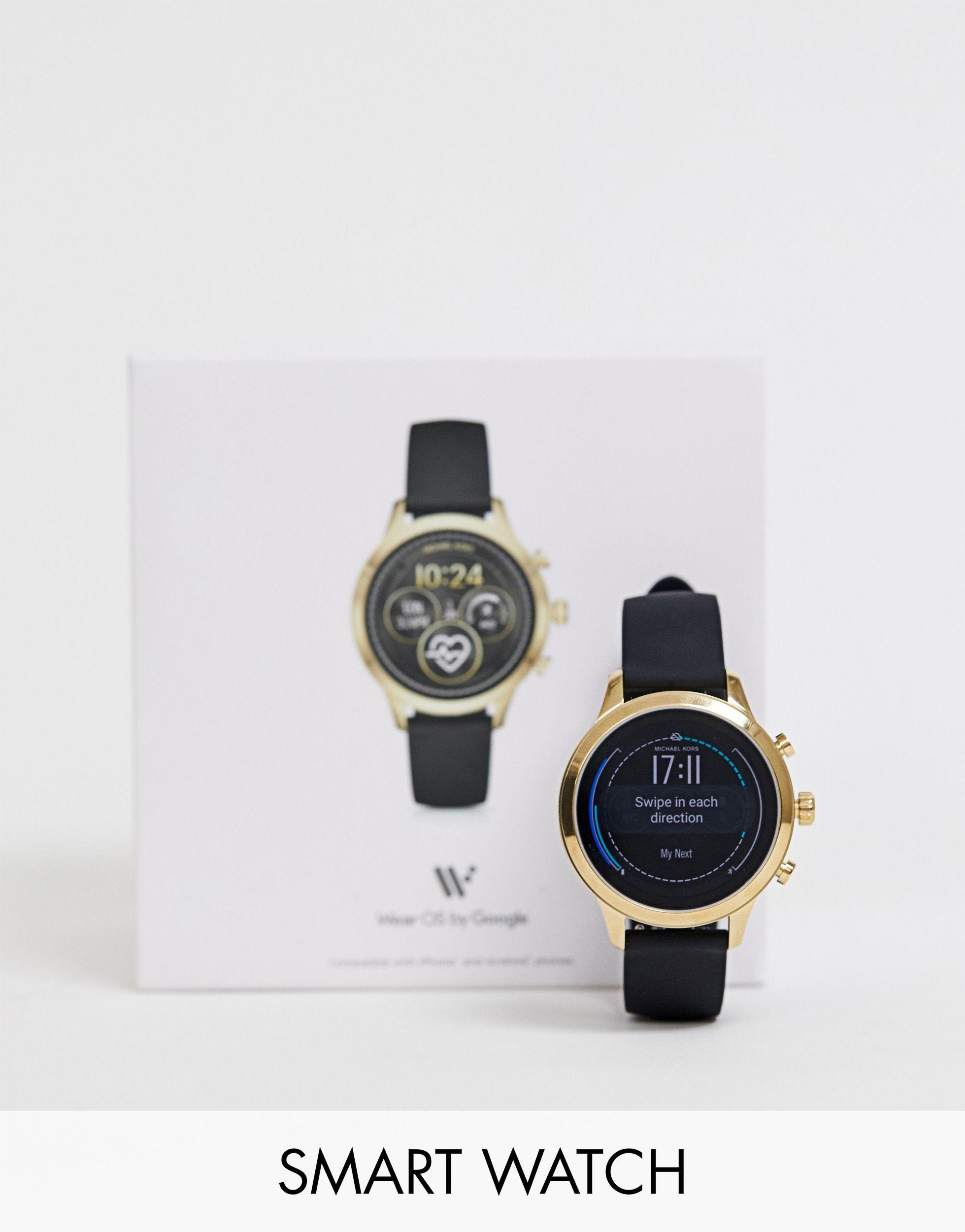 Reloj inteligente con pantalla táctil en negro/dorado runway MKT5053 Michael  Kors de Algodón de color Negro para hombre | Lyst