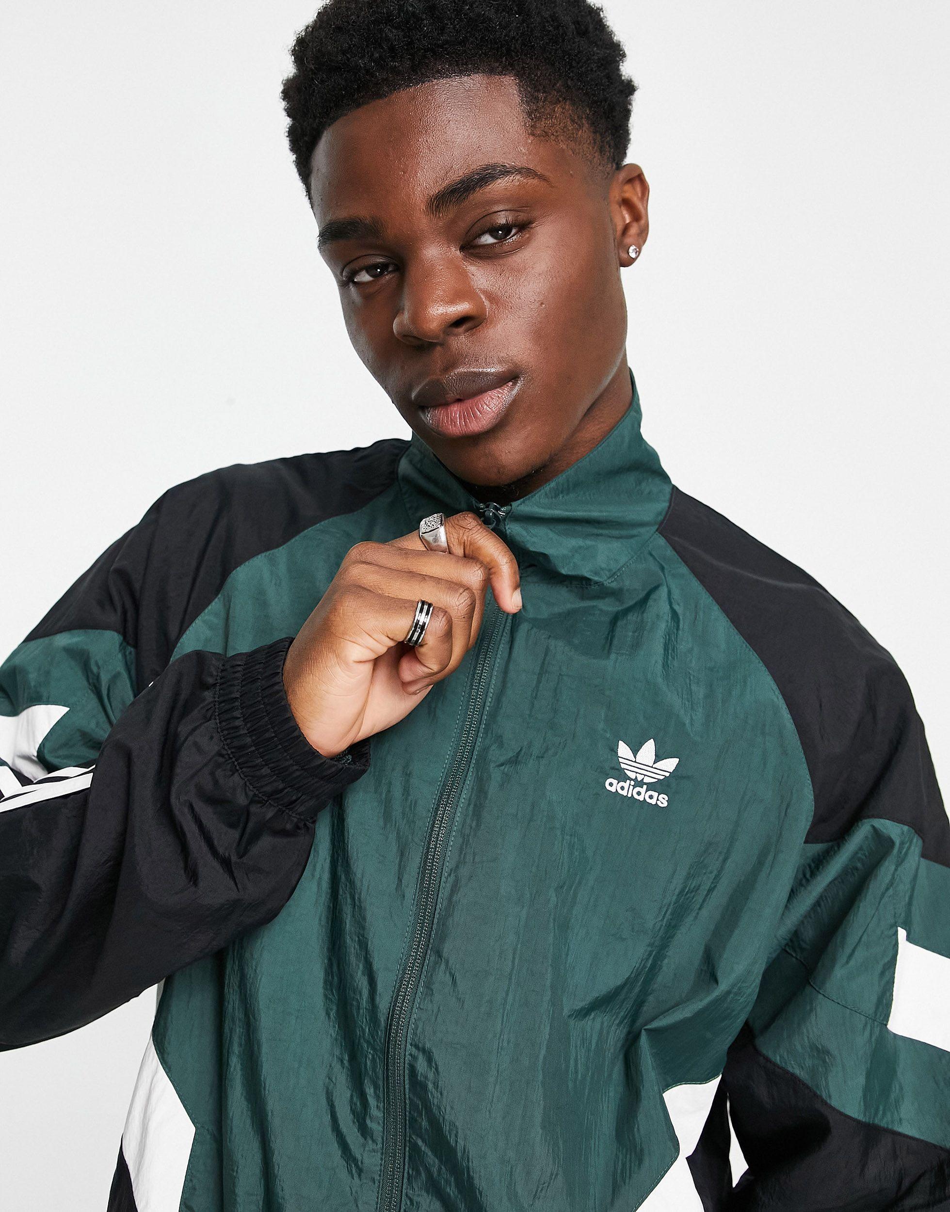 Green adidas coat new arrivals