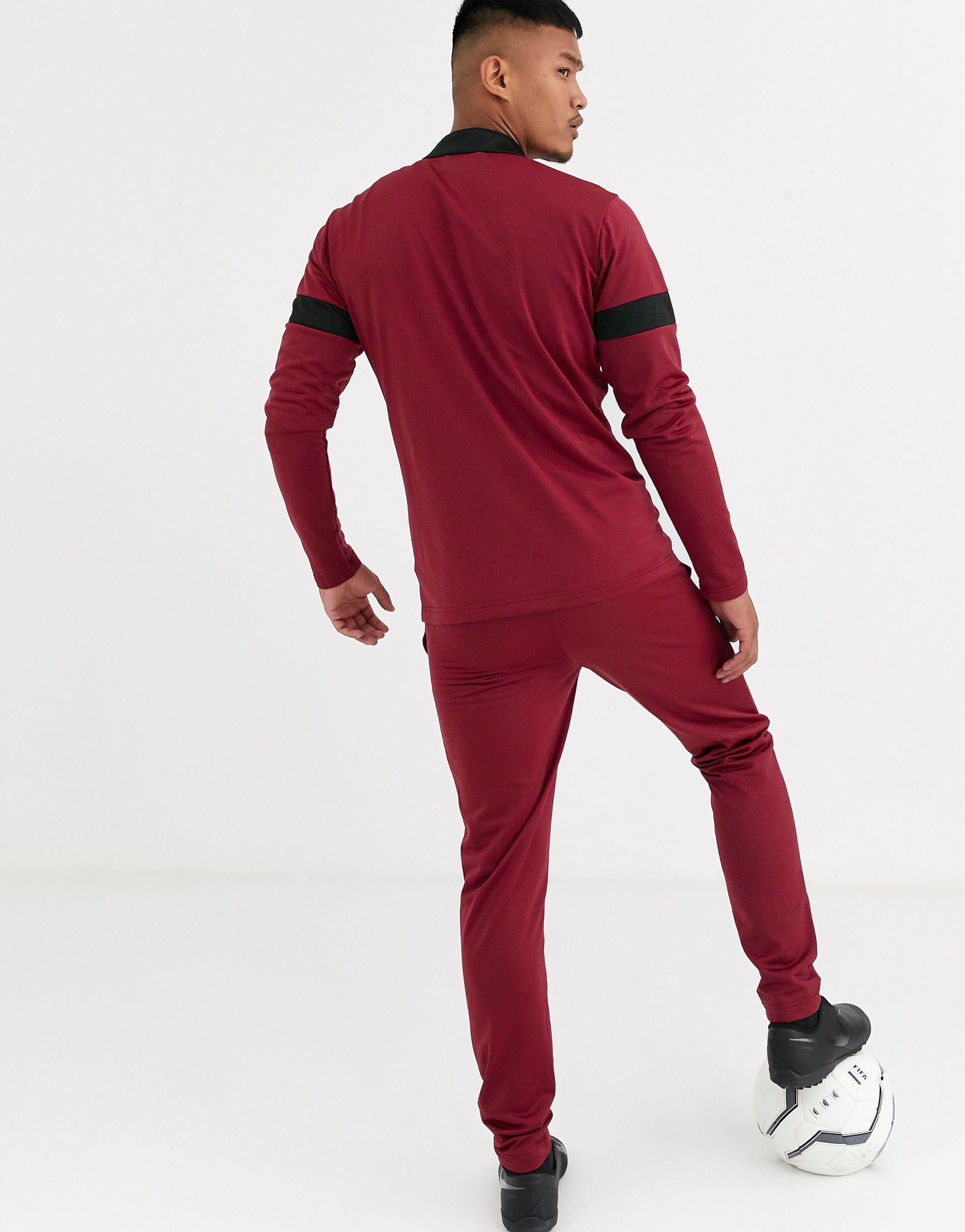 maroon puma tracksuit